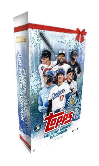 2026 Topps Holiday Baseball Advent Calendar | 8 Box Case (Ships Sealed Only) | P7720175
