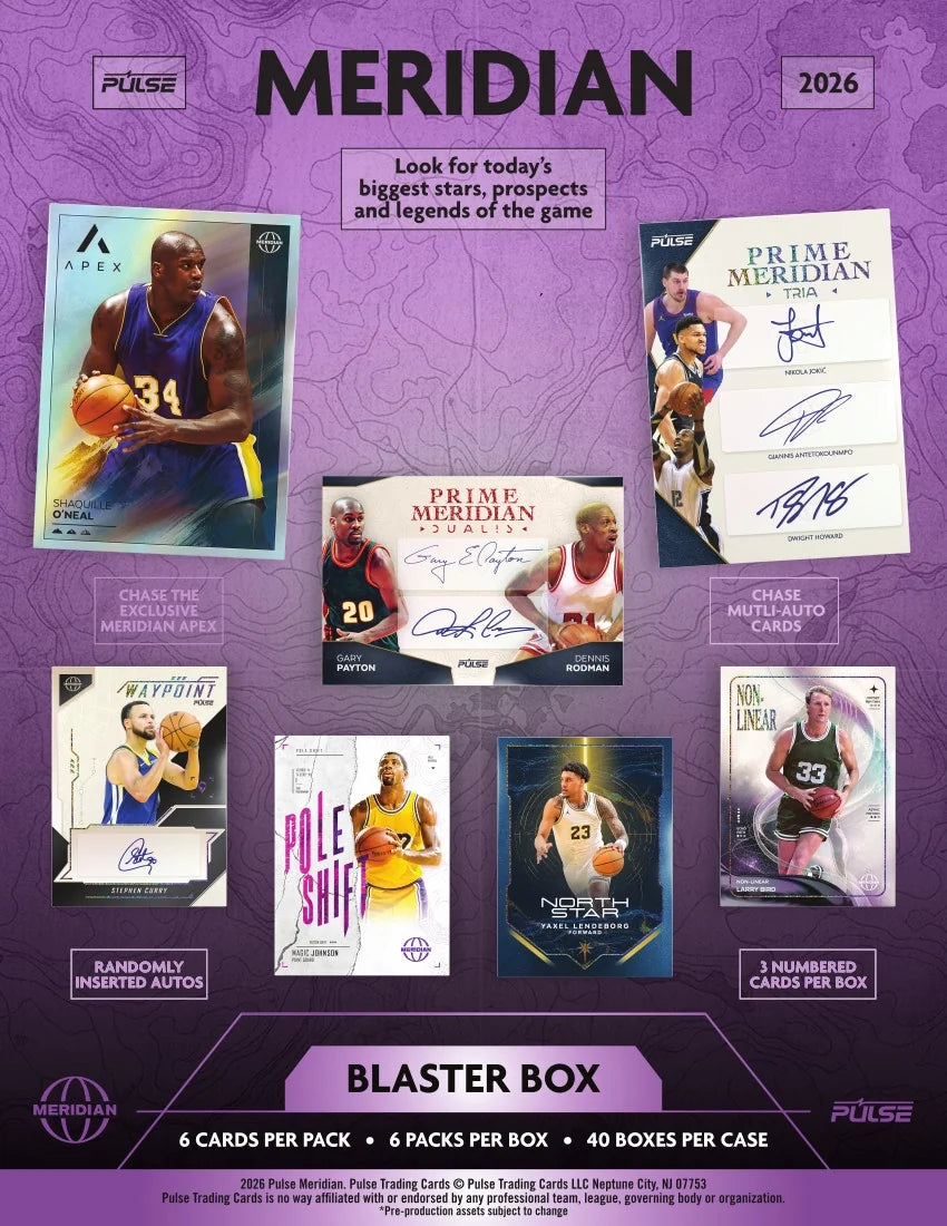 2026-27 Pulse Meridian Basketball Blaster 40 Box Case | P7722886
