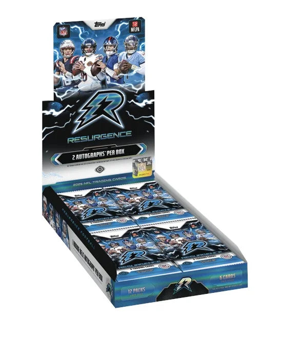 2025 Topps Resurgence Football Hobby Case | 12 Boxes (Ships Sealed Only)