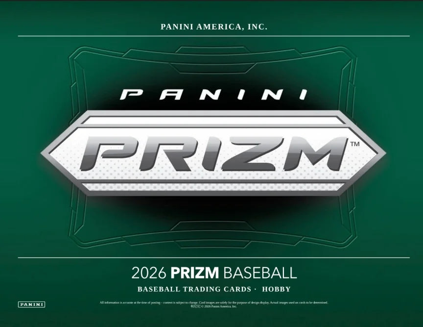 2026 Panini Prizm Baseball Hobby 12 Box Case (Ships Sealed Only) - B