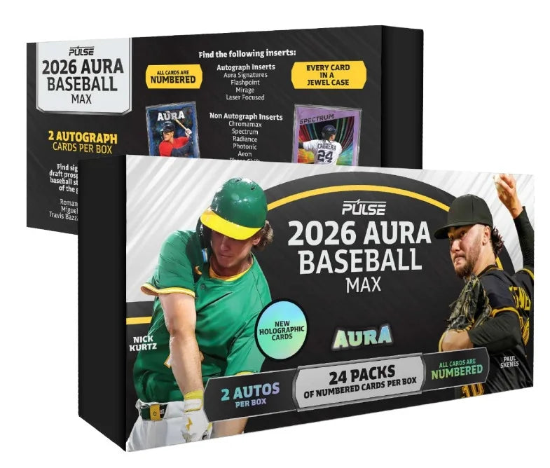 2026 Pulse Aura Baseball Max Edition 10 Box Case
