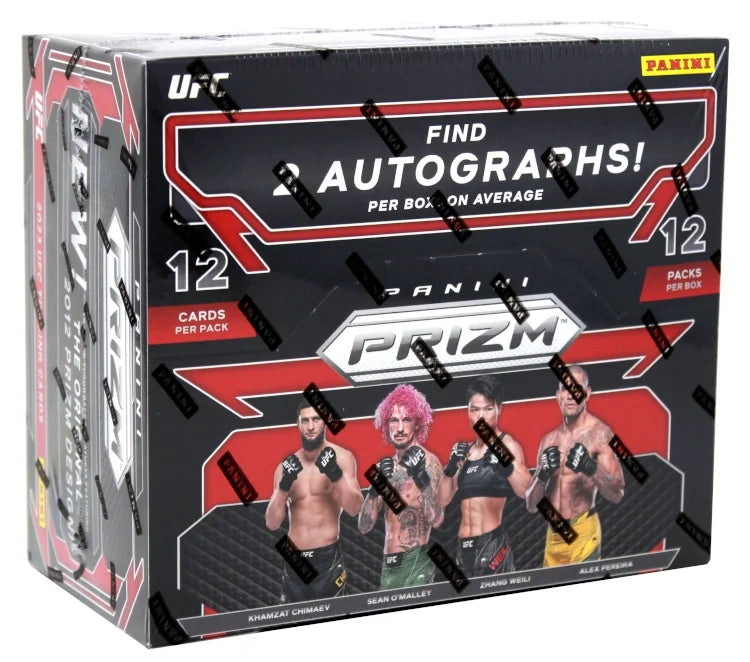 2023 Panini Prizm UFC Hobby 12 Box Case (Ships Sealed Only) - B