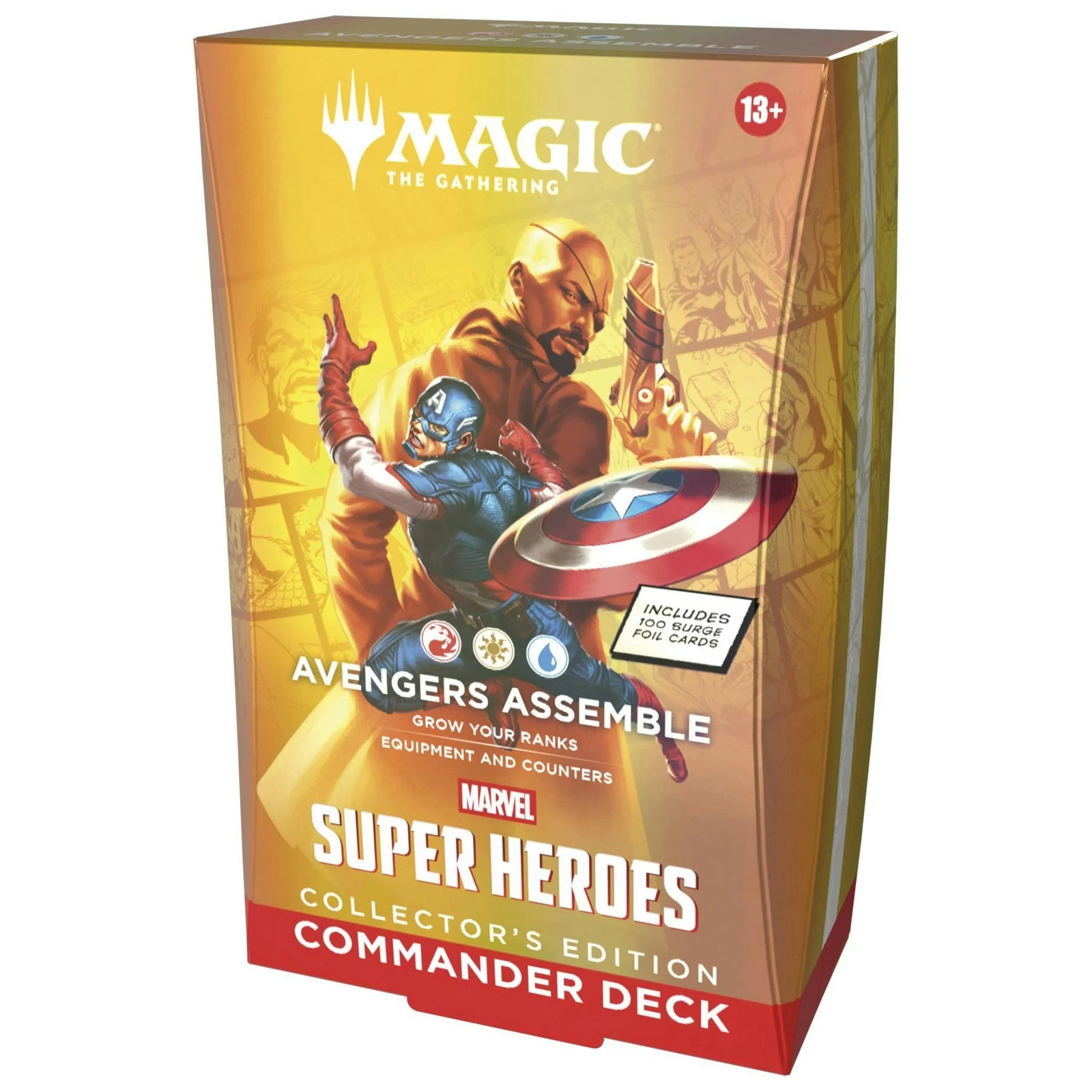 Magic the Gathering Marvel Super Heroes Collector Commander 4-Deck Case (Ships Sealed Only)