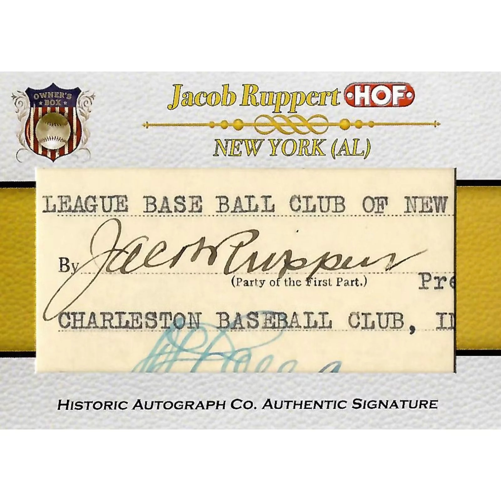 2026 Historic Autographs Best of Baseball Hobby 24-Box Case | Presell