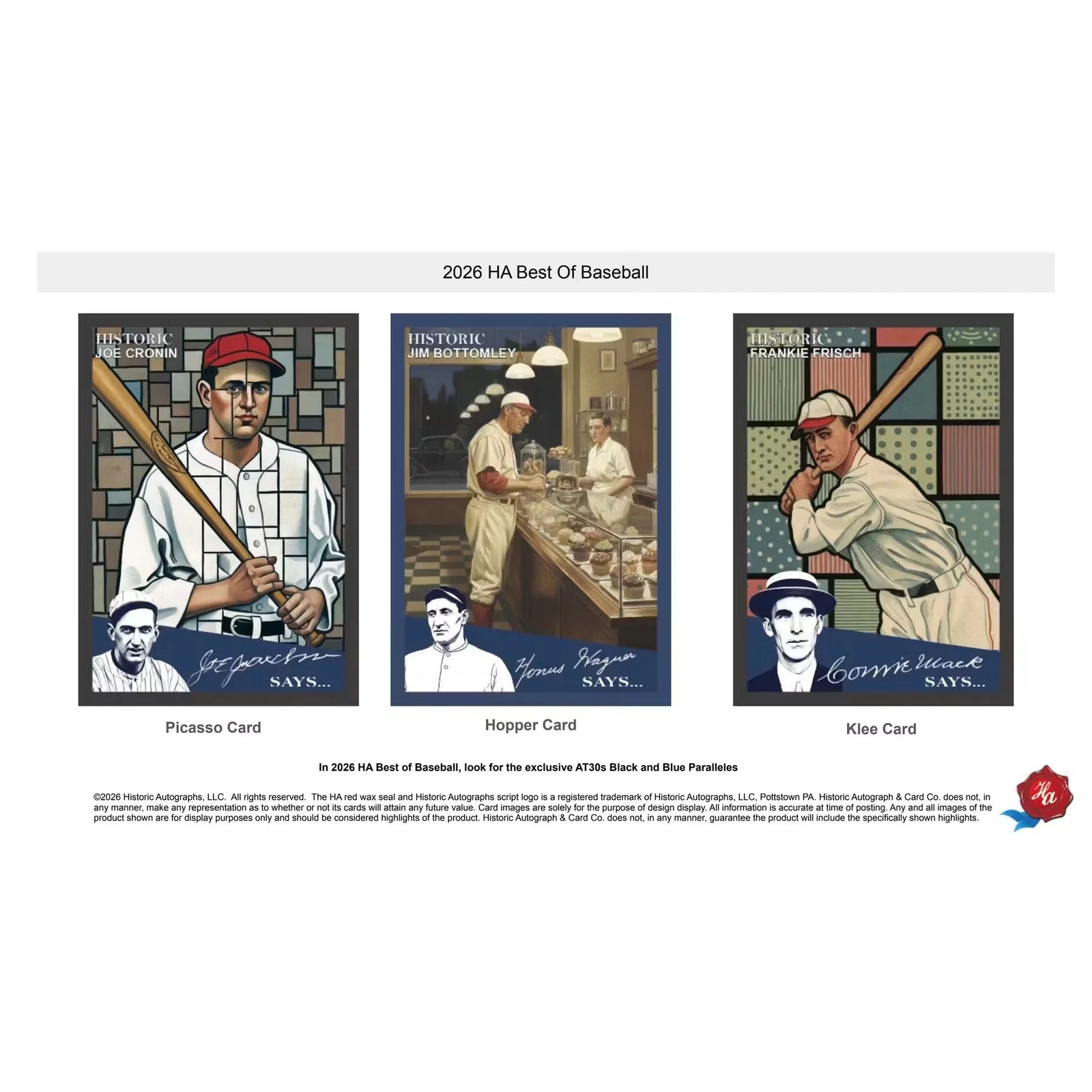 2026 Historic Autographs Best of Baseball Hobby 24-Box Case | Presell