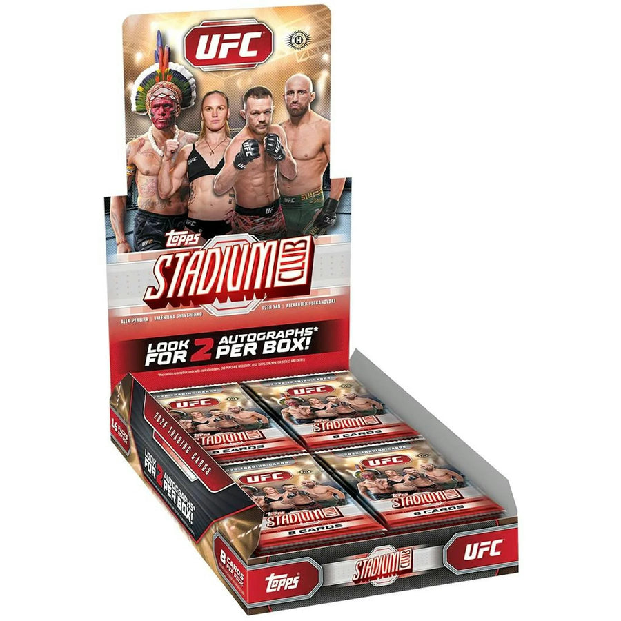 2026 Topps Stadium Club UFC Hobby 12-Box Case | Presell (Ships Sealed Only)