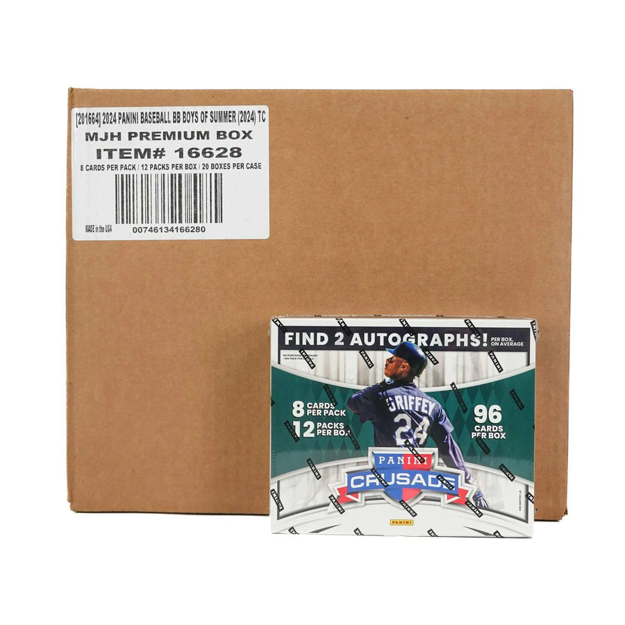 2024 Panini Crusade Baseball Premium 20-Box Case | Two Autographs Per Box (Ships Sealed Only)