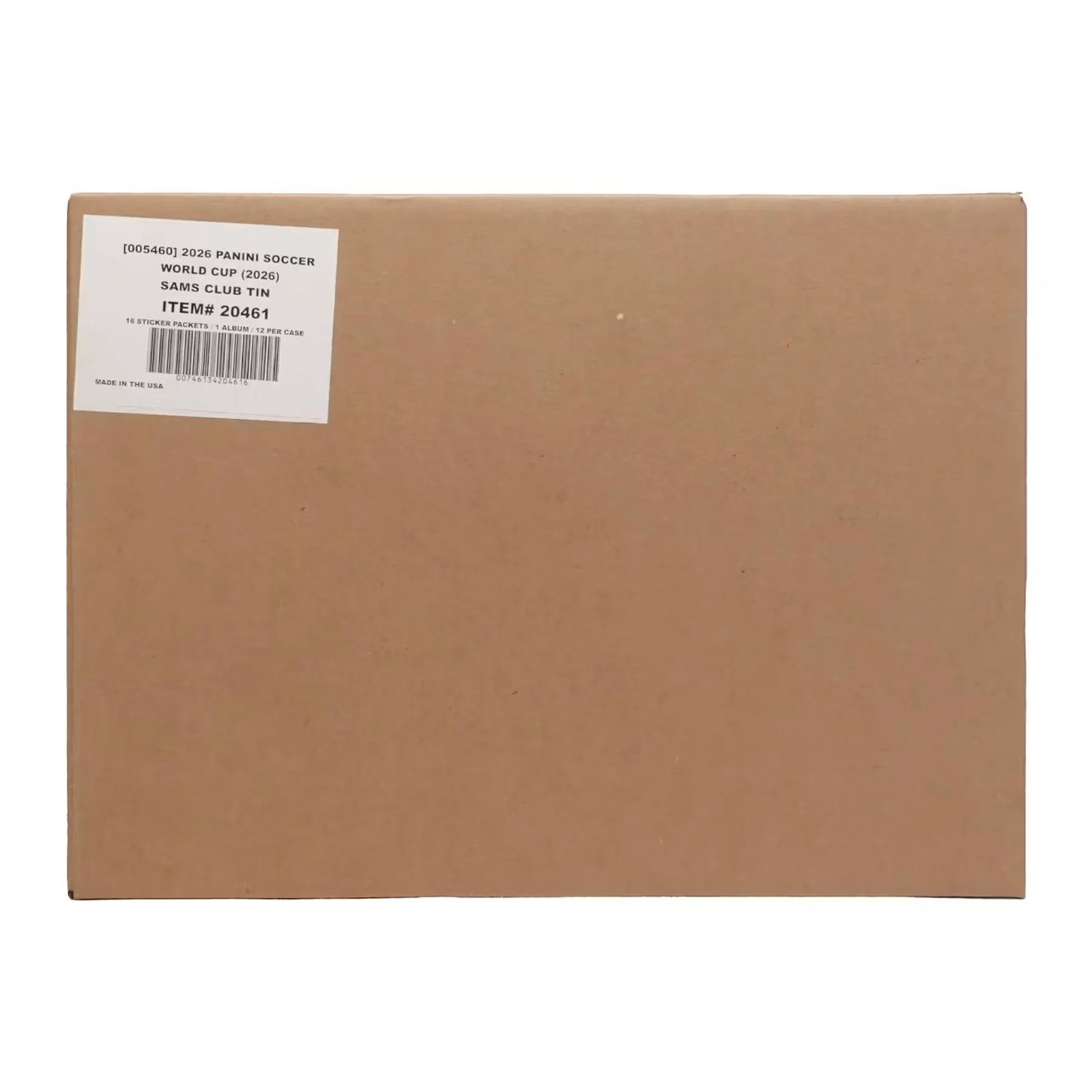 2026 Panini FIFA World Cup Soccer Sticker 12-Tin Case (Ships Sealed Only)
