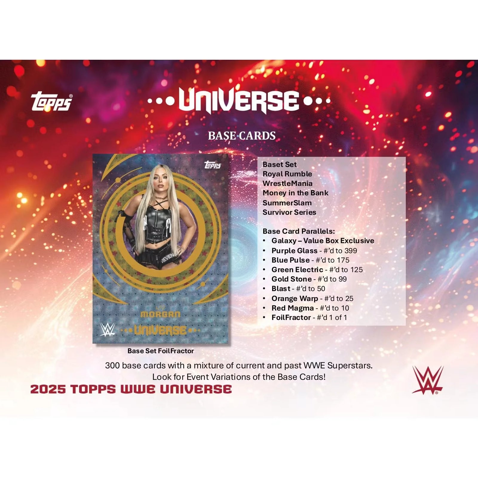2025 Topps WWE Universe Wrestling Blaster 40-Box Case (Ships Sealed Only) - D