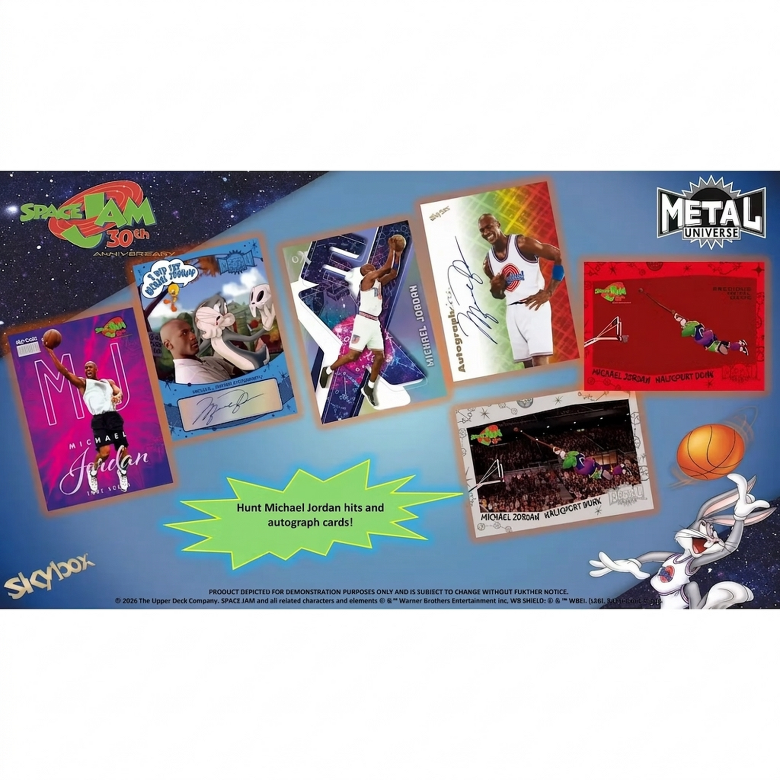 2026 Upper Deck Space Jam 30th Anniversary Hobby 12-Box Case | Presell (Ships Sealed Only)