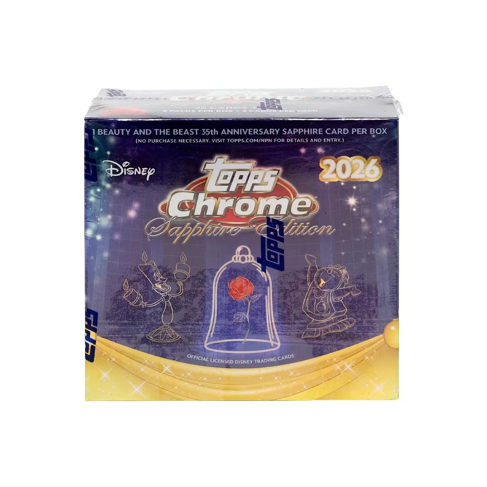 2026 Topps Disney Chrome Sapphire Edition 10-Box Case | Presell (Ships Sealed Only)