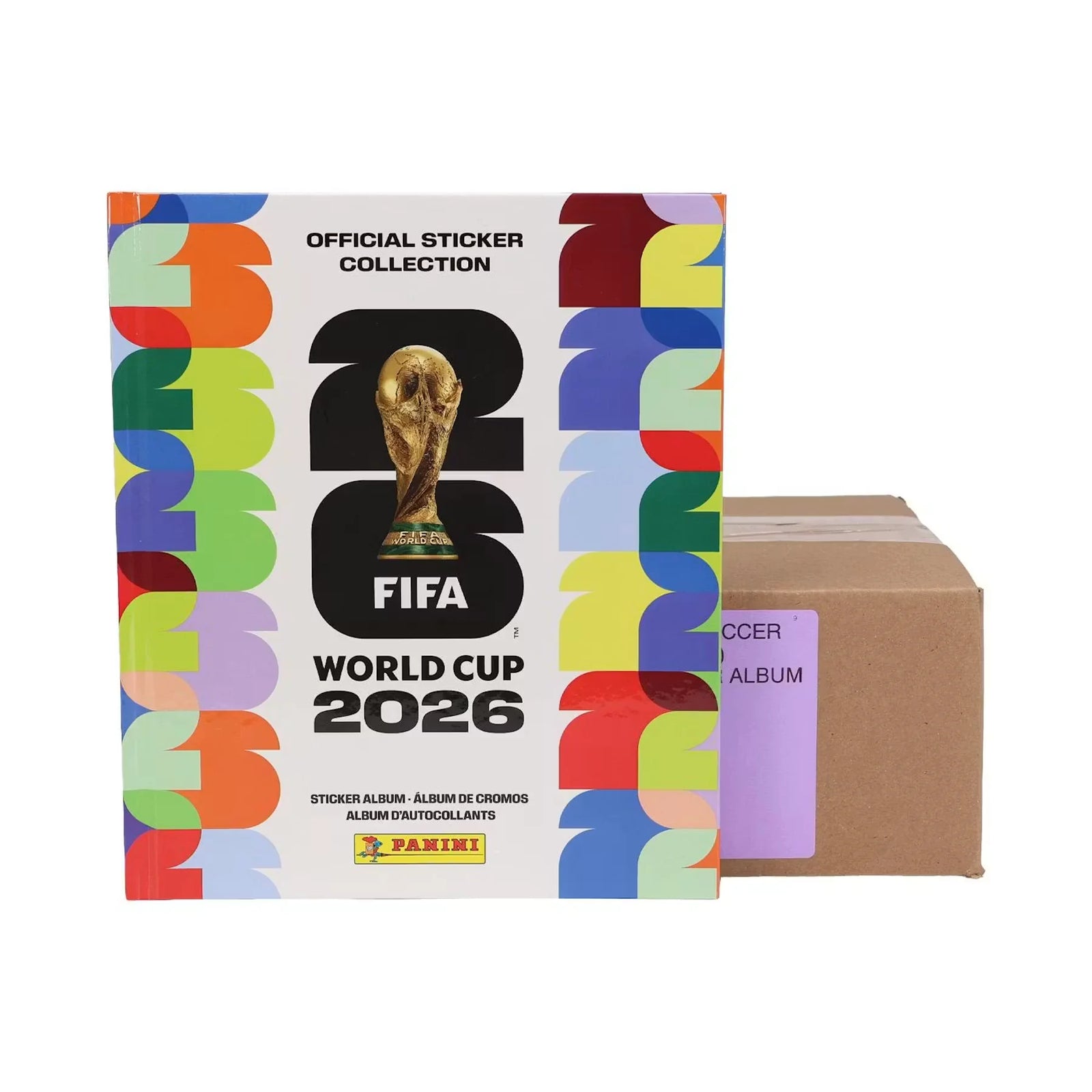 2026 Panini FIFA World Cup Soccer Sticker Album Case | 8 Hard Cover Albums (Ships Sealed Only)