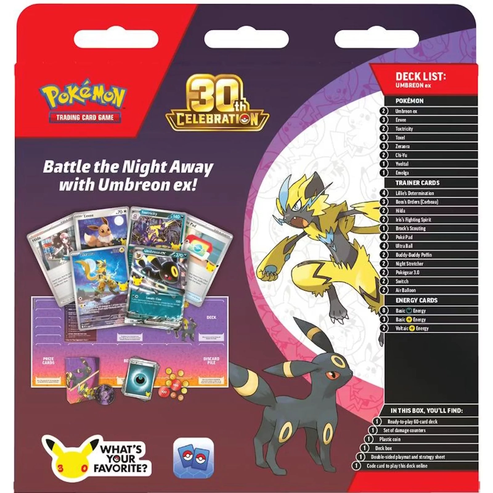 Pokemon 30th Celebration Battle 6-Deck Case | Sealed (Ships Sealed Only)
