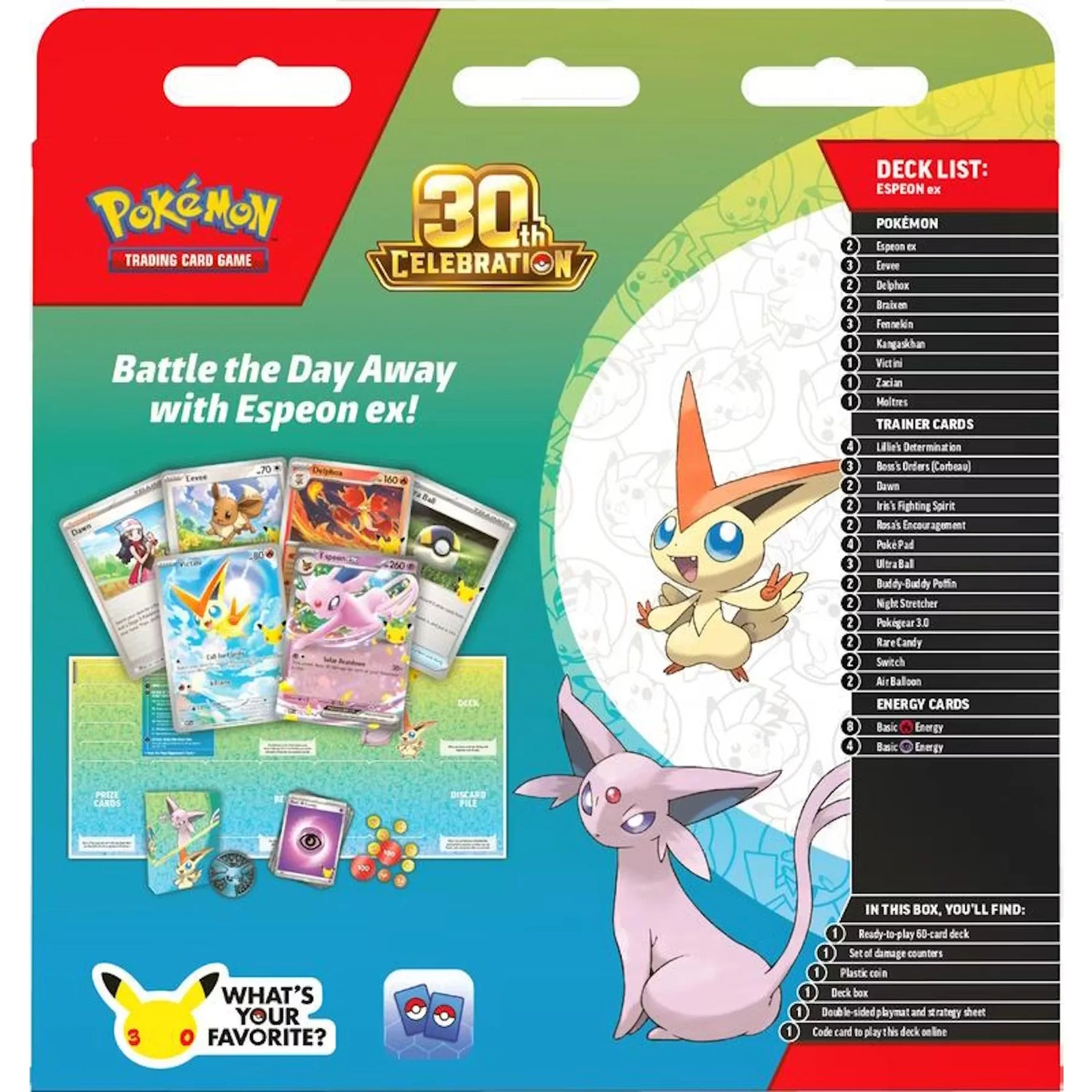 Pokemon 30th Celebration Battle 6-Deck Case | Sealed (Ships Sealed Only)