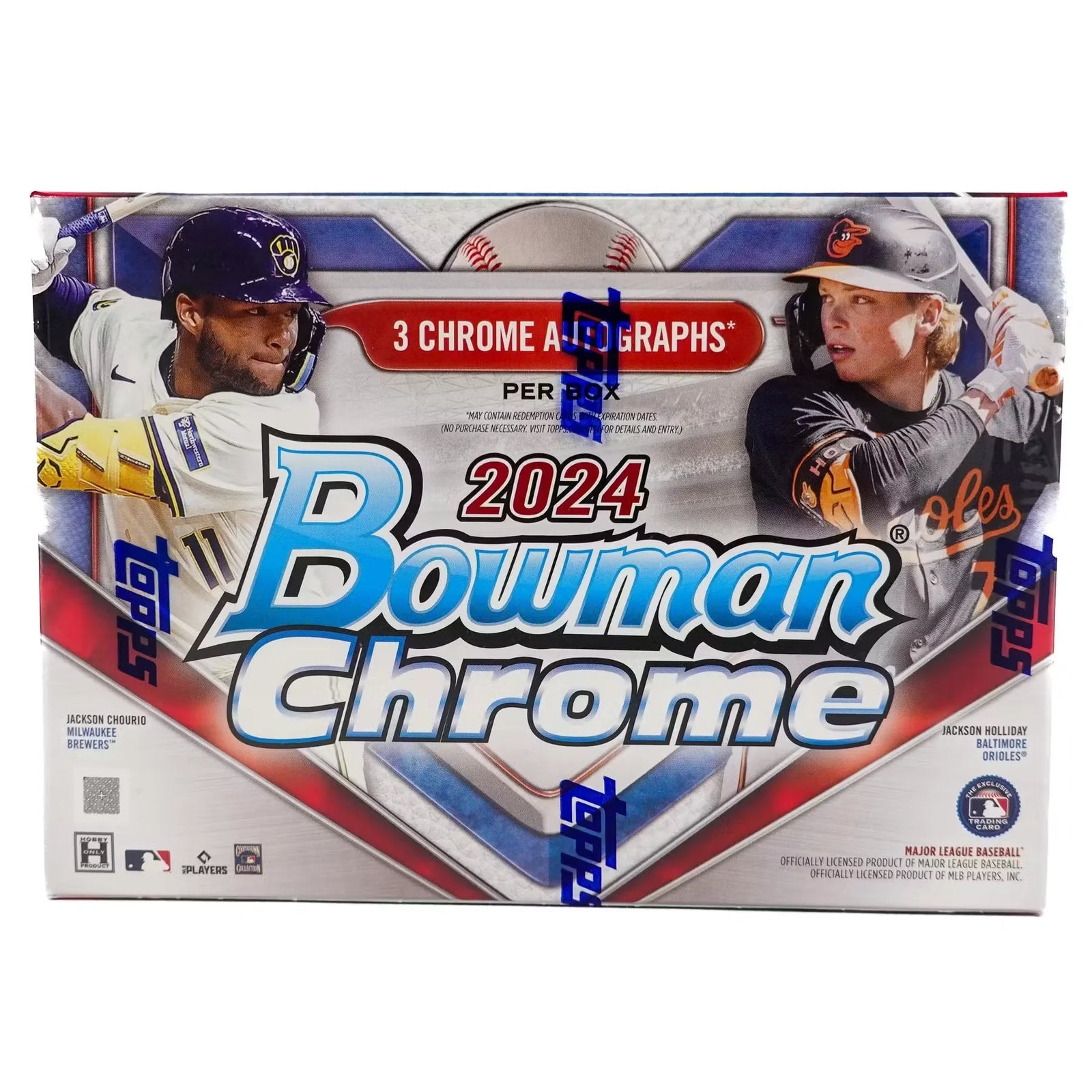 2024 Bowman Chrome Baseball HTA Choice 12-Box Case (Ships Sealed Only) - D