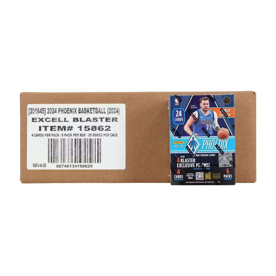 2023-24 Panini Phoenix Basketball Blaster 20-Box Case (Ships Sealed Only) - D