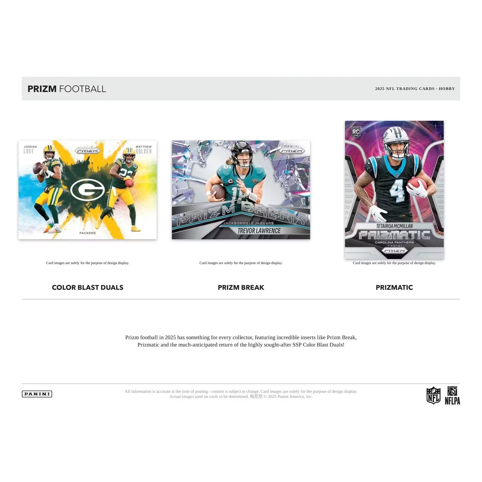 2025 Panini Prizm Football Hobby 12-Box Case (Ships Sealed Only)