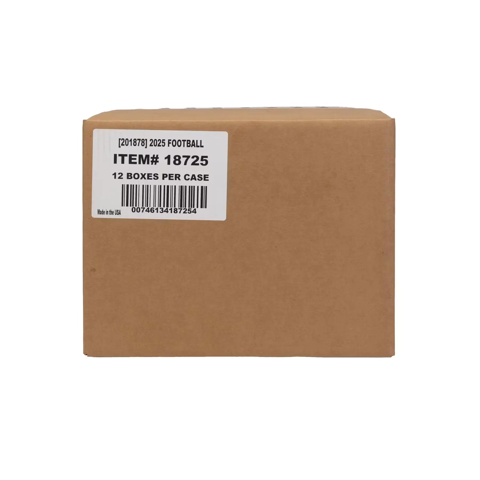 2025 Panini Prizm Football Hobby 12-Box Case (Ships Sealed Only)