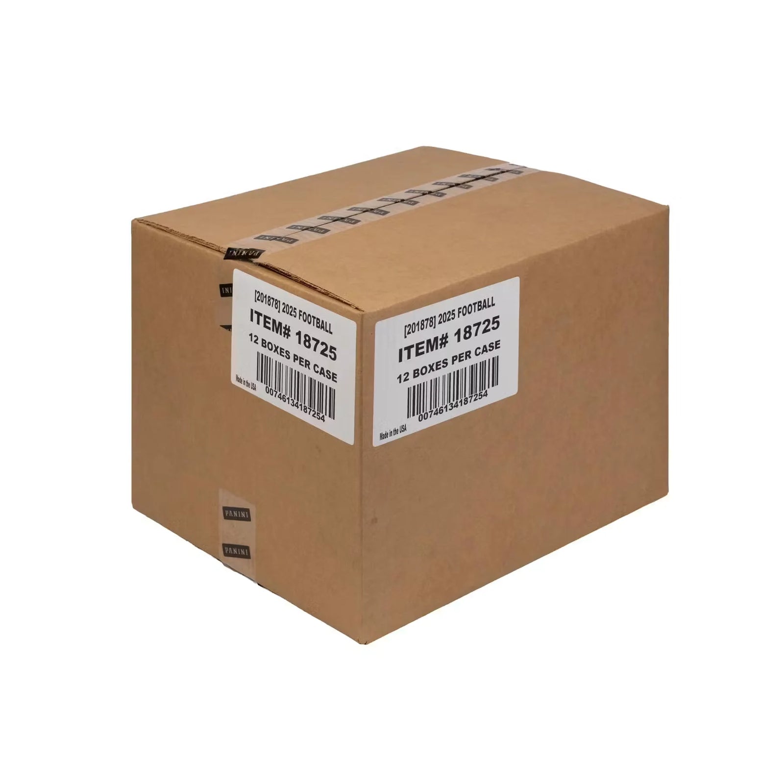 2025 Panini Prizm Football Hobby 12-Box Case (Ships Sealed Only)