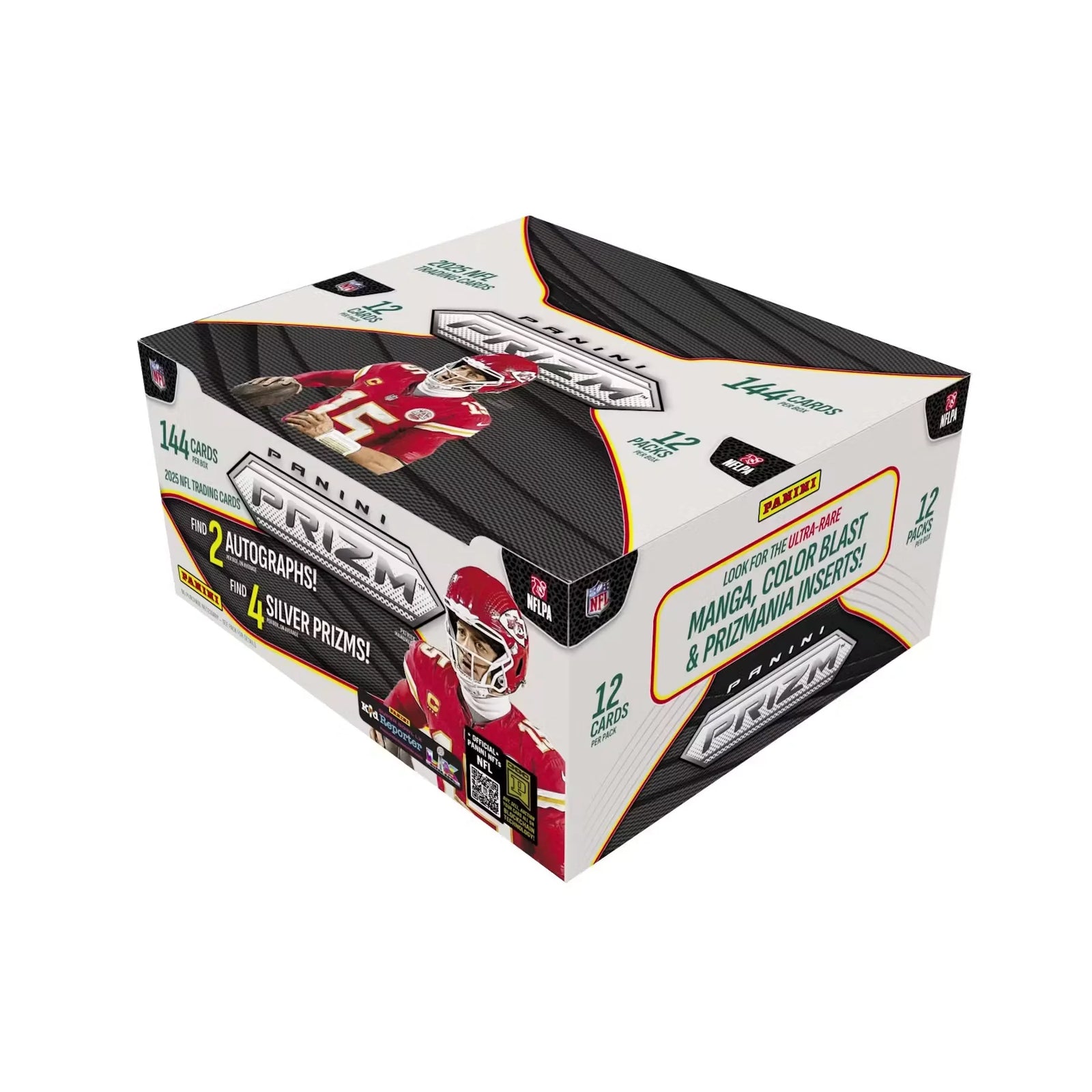 2025 Panini Prizm Football Hobby 12-Box Case (Ships Sealed Only)