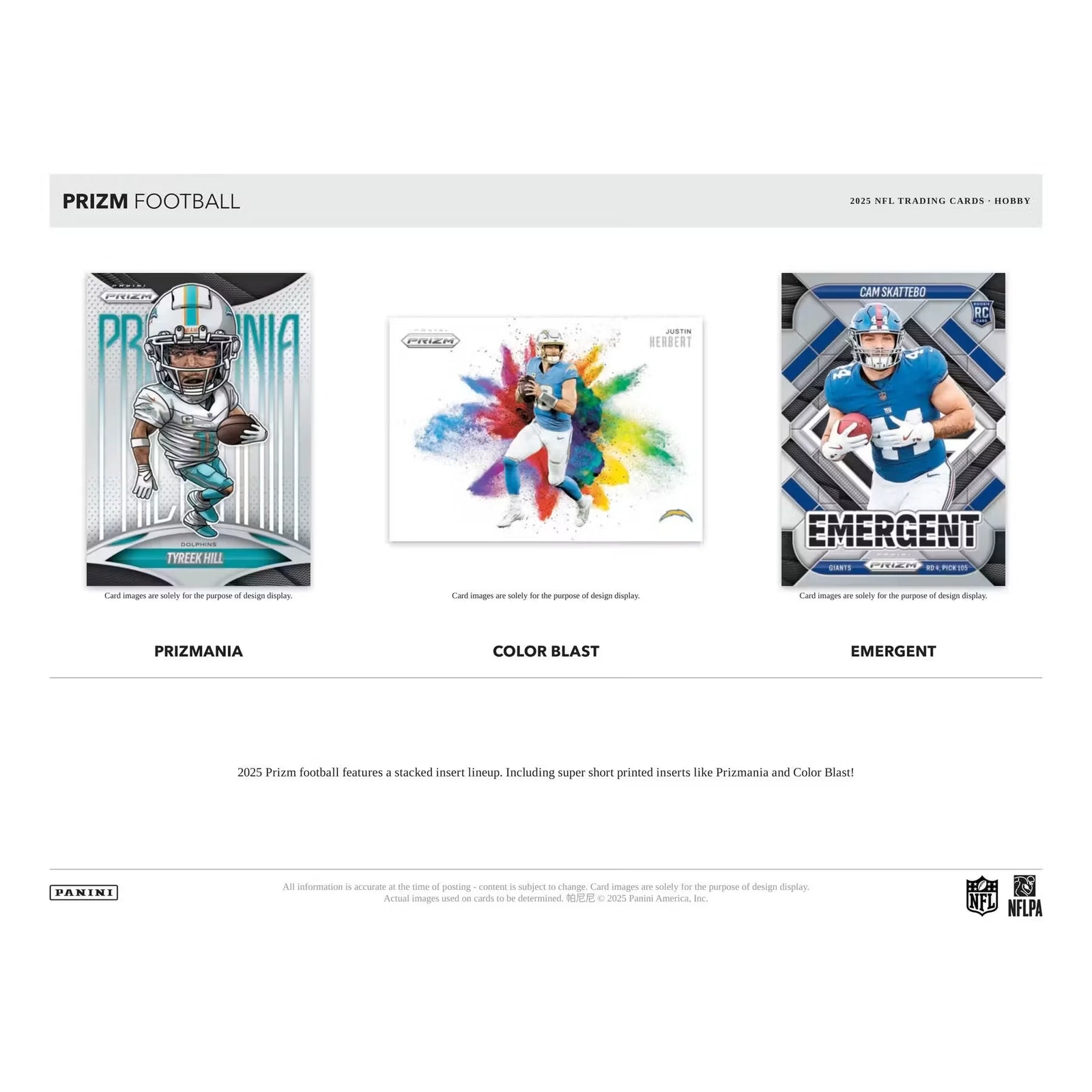 2025 Panini Prizm Football Hobby 12-Box Case (Ships Sealed Only)