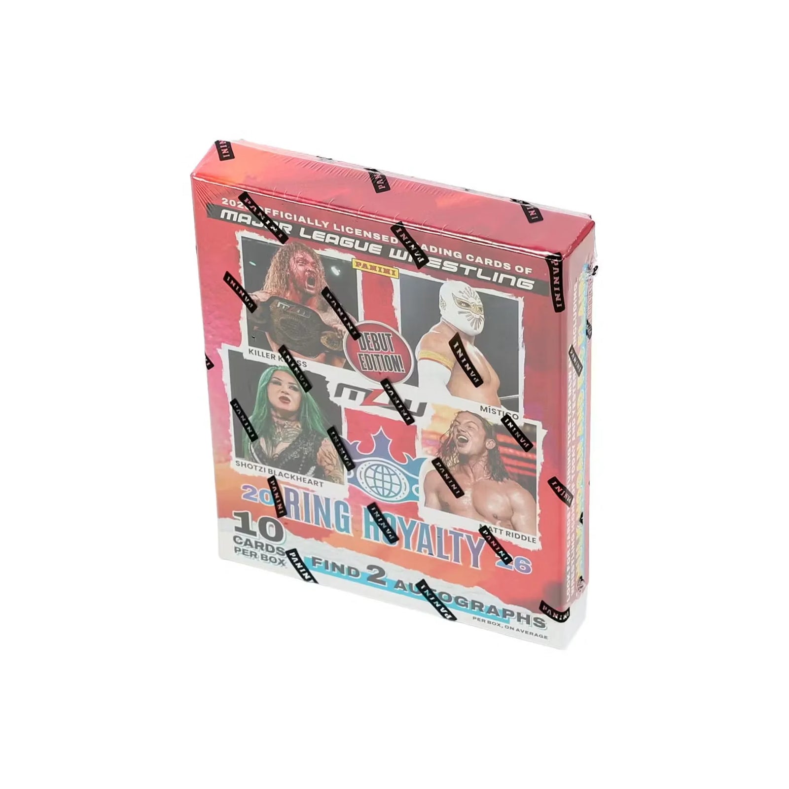 2026 Panini Ring Royalty Major League Wrestling Hobby 16-Box Case (Ships Sealed Only)