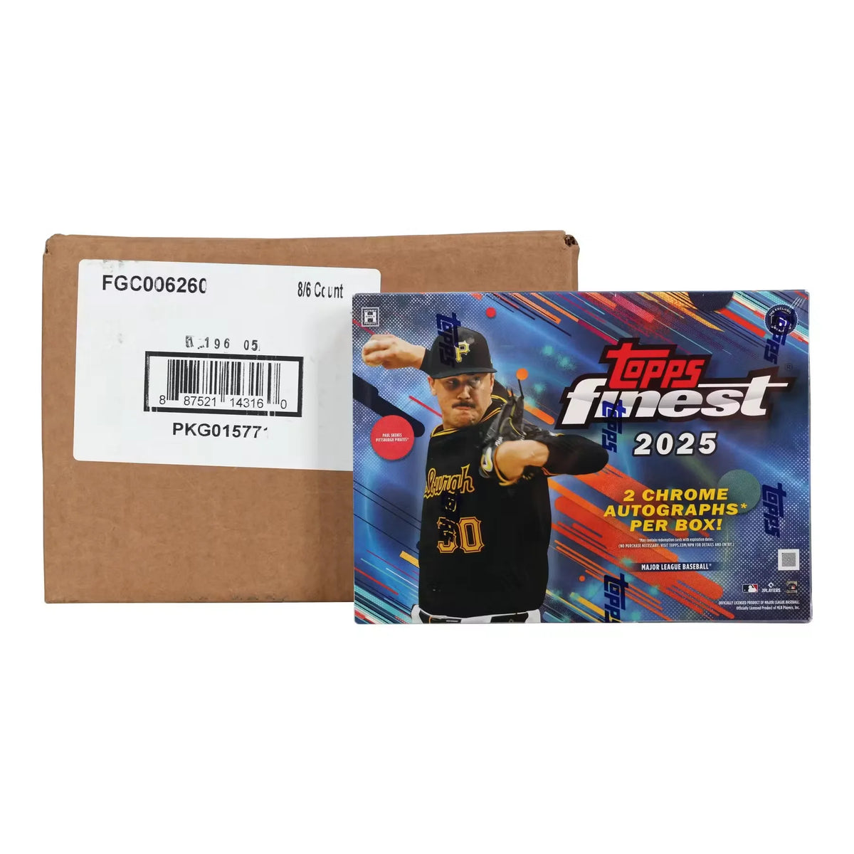 2025 Topps Finest Baseball Hobby 8-Box Case (Ships Sealed Only) - D