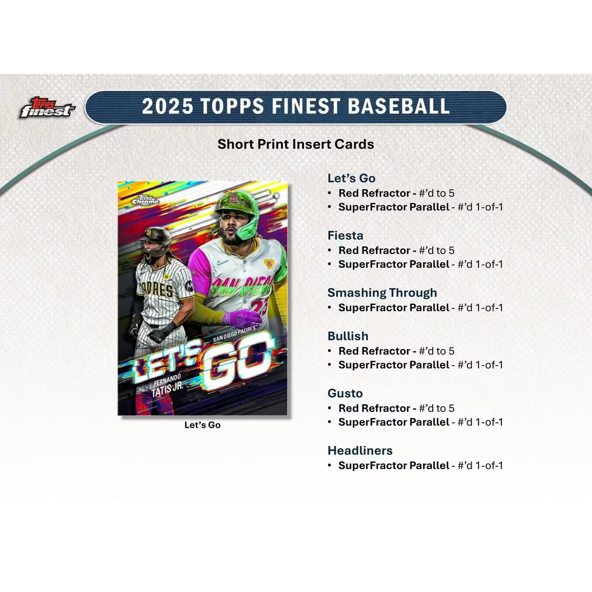 2025 Topps Finest Baseball Hobby 8-Box Case (Ships Sealed Only) - D