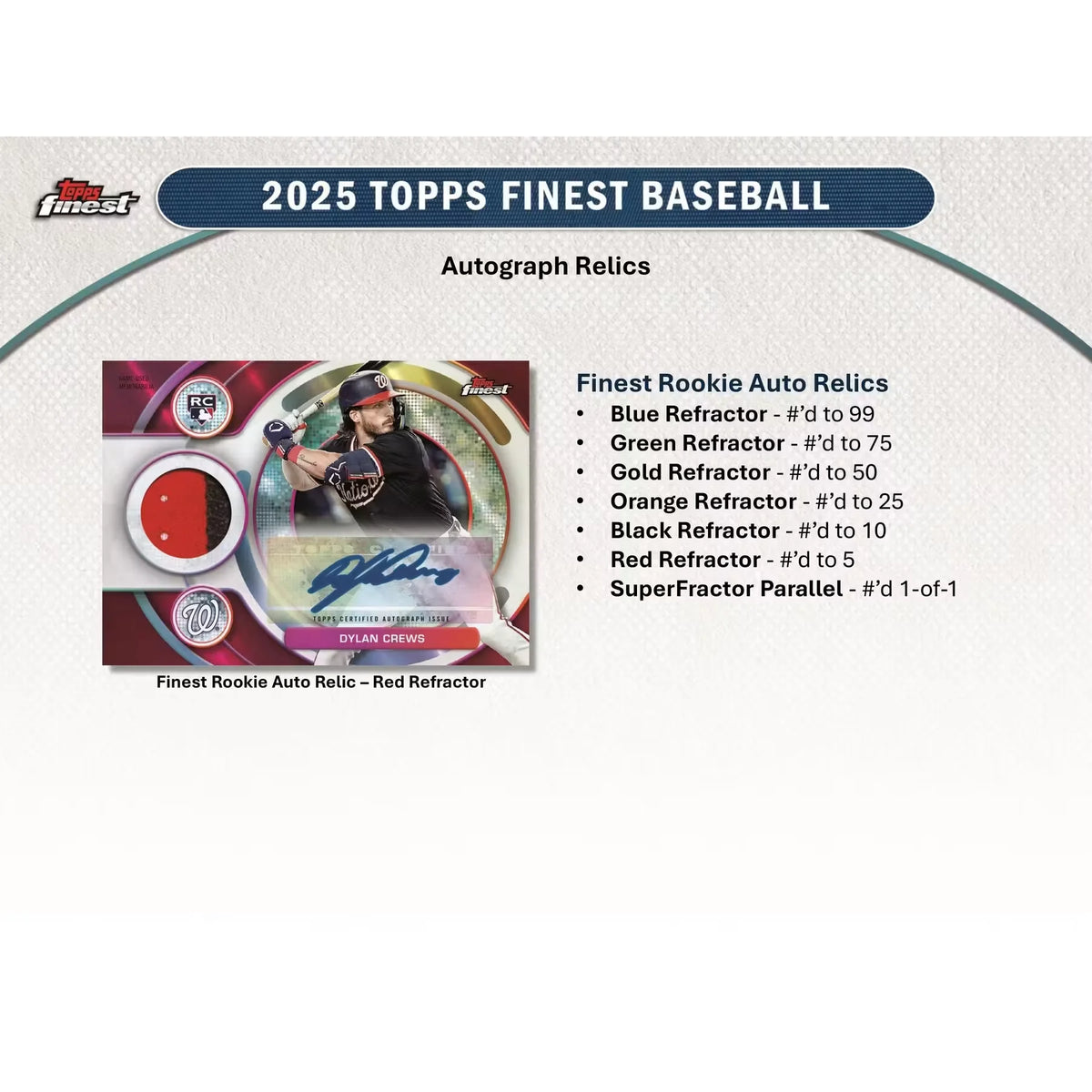 2025 Topps Finest Baseball Hobby 8-Box Case (Ships Sealed Only) - D
