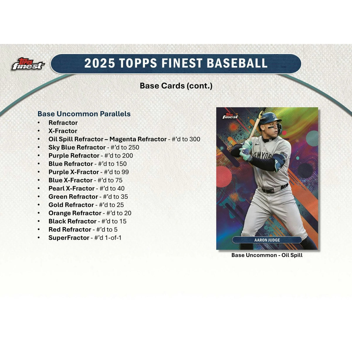 2025 Topps Finest Baseball Hobby 8-Box Case (Ships Sealed Only) - D