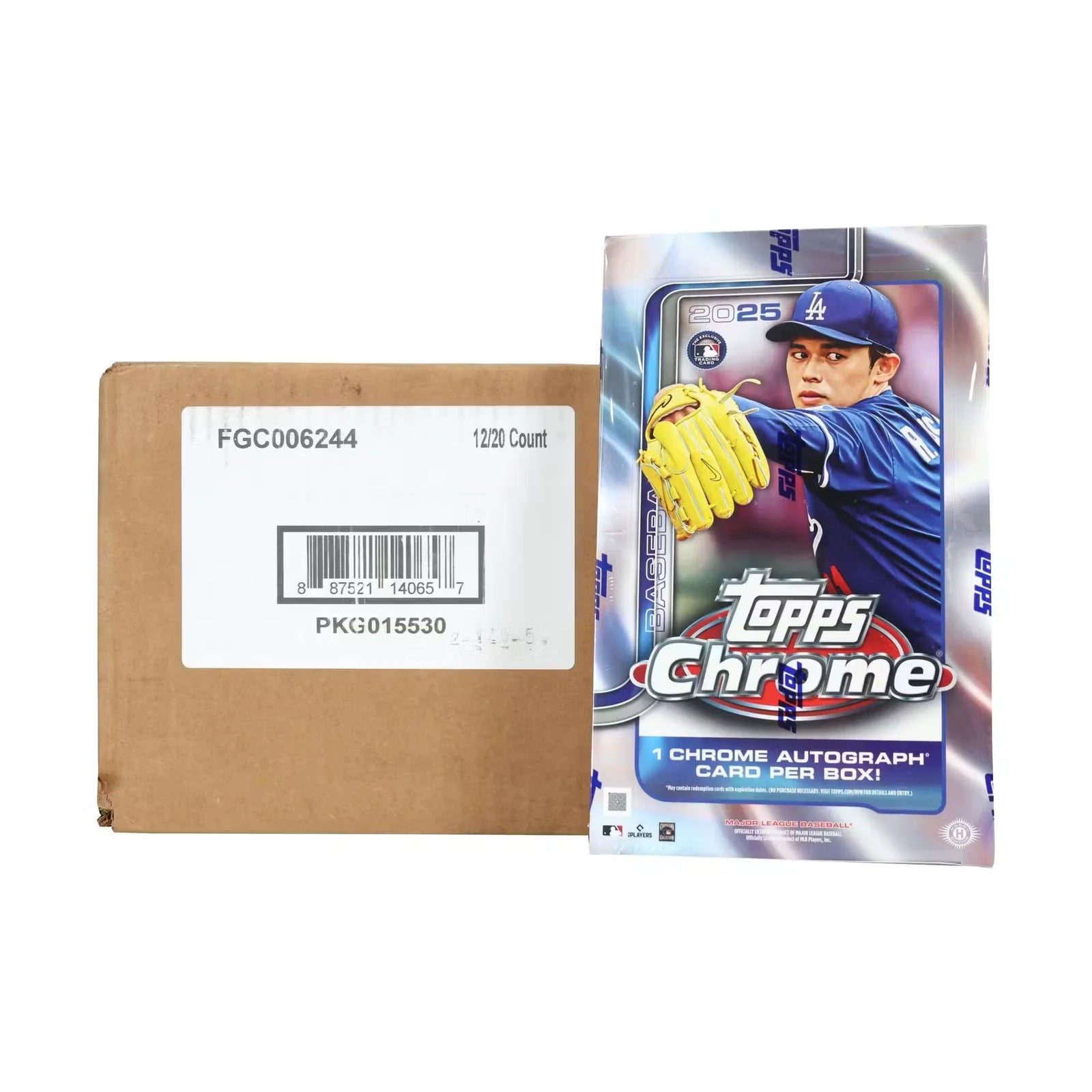 2025 Topps Chrome Baseball Hobby 12-Box Case (Ships Sealed Only) - D