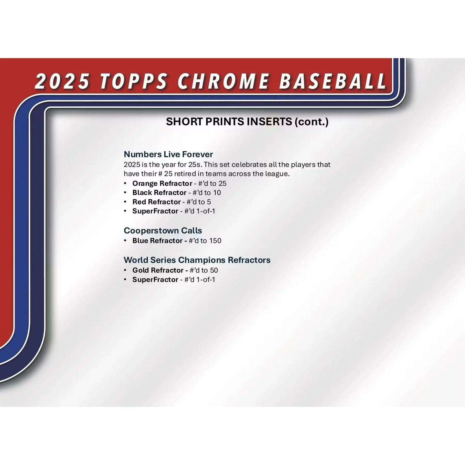 2025 Topps Chrome Baseball Hobby 12-Box Case (Ships Sealed Only) - D