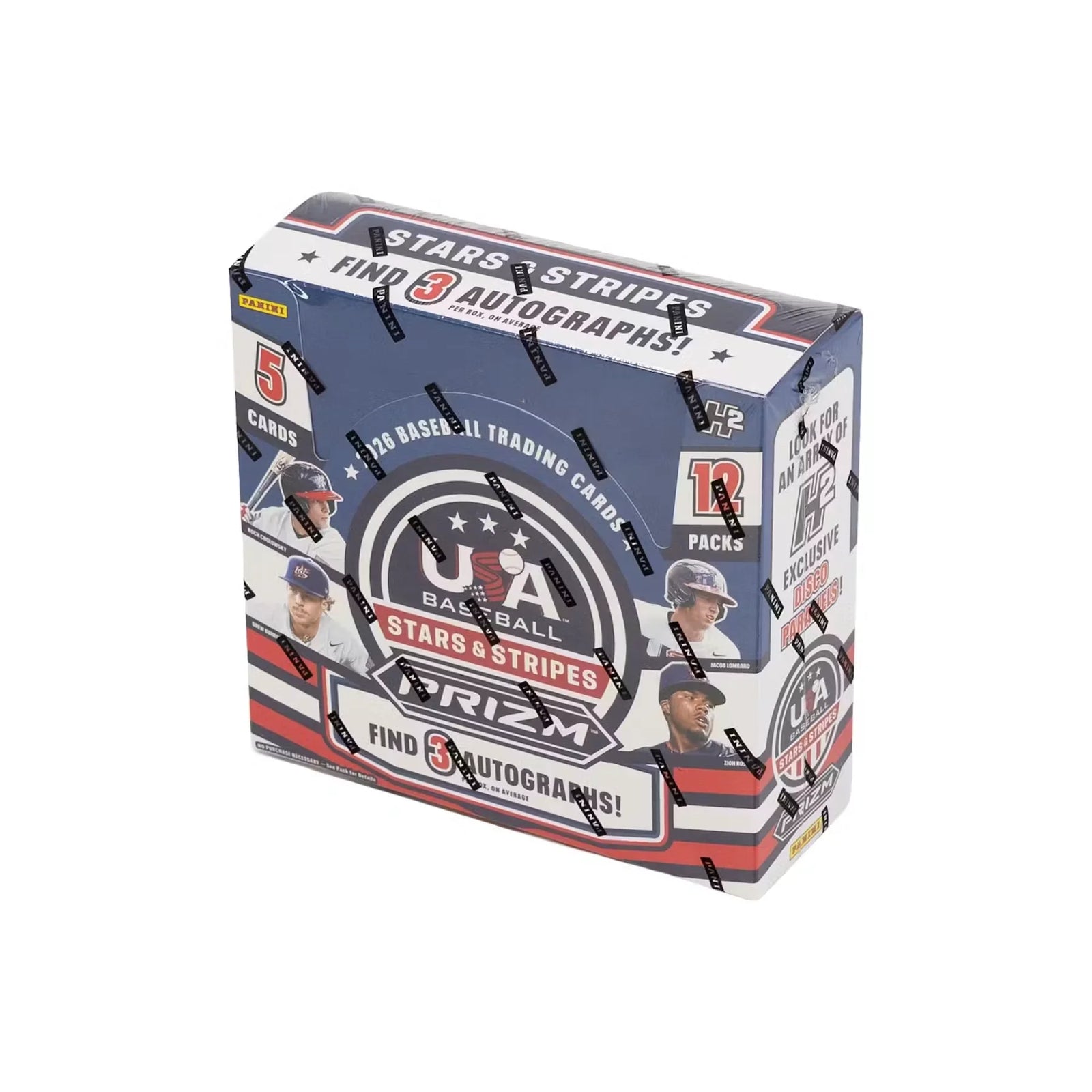 2026 Panini USA Stars & Stripes Prizm Baseball H2 12-Box Case (Ships Sealed Only)