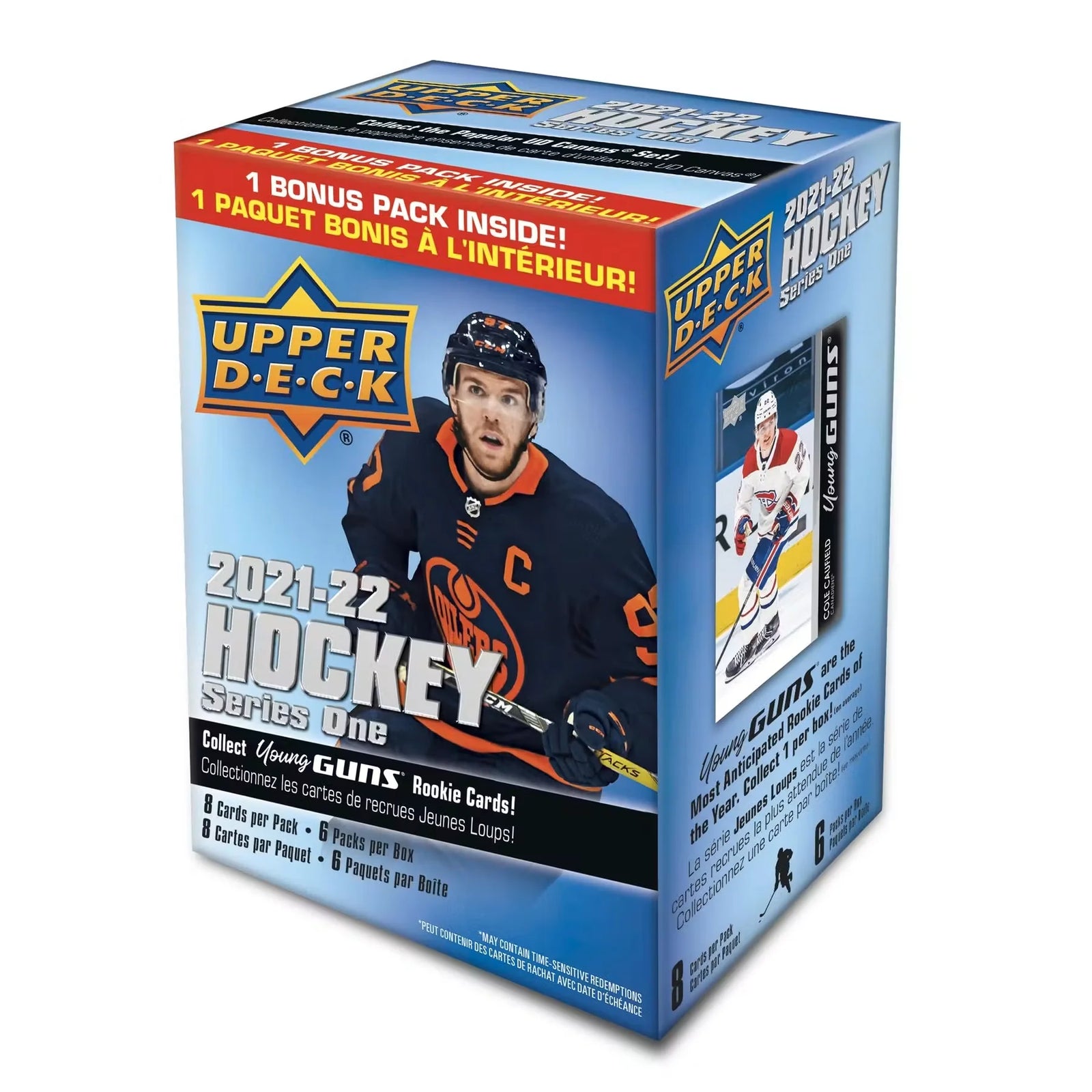 2021-22 Upper Deck Series 1 Hockey Blaster 20-Box Case (Ships Sealed Only)