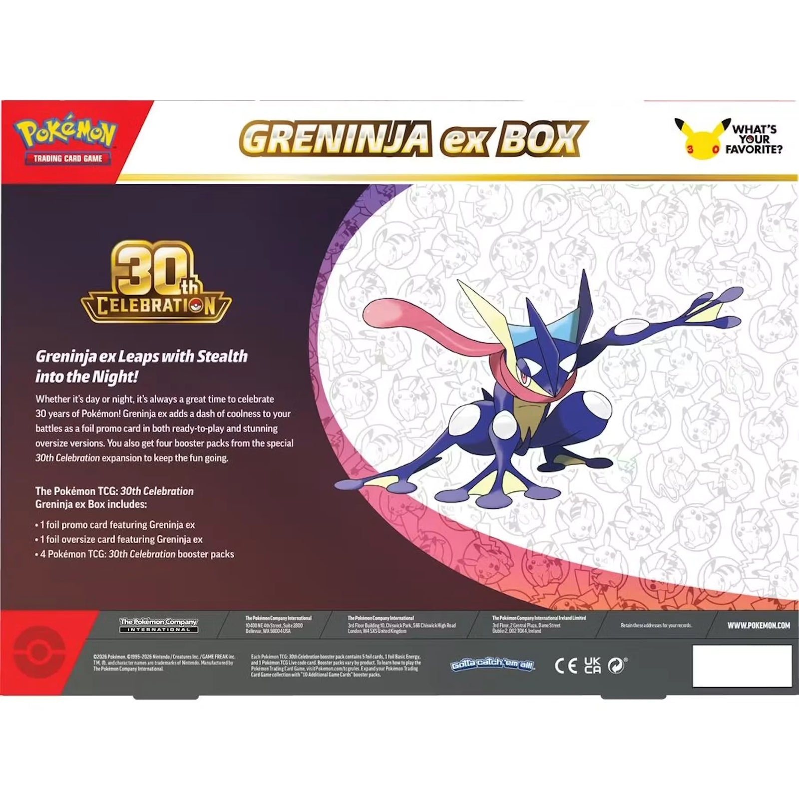 Pokemon 30th Celebration ex 6-Box Case | Sealed (Ships Sealed Only)