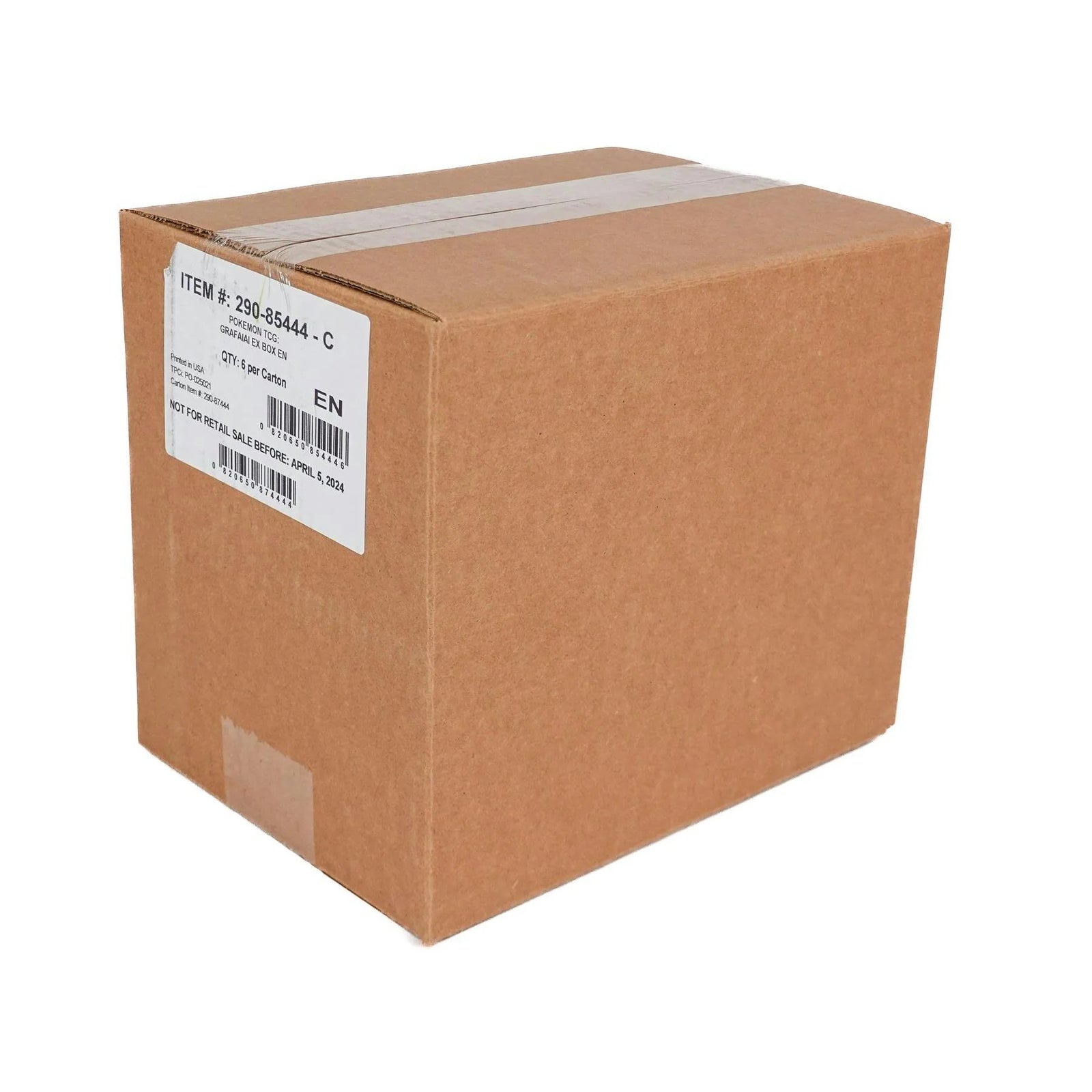 Pokemon Grafaiai ex 6-Box Case | Sealed TCG (Ships Sealed Only)