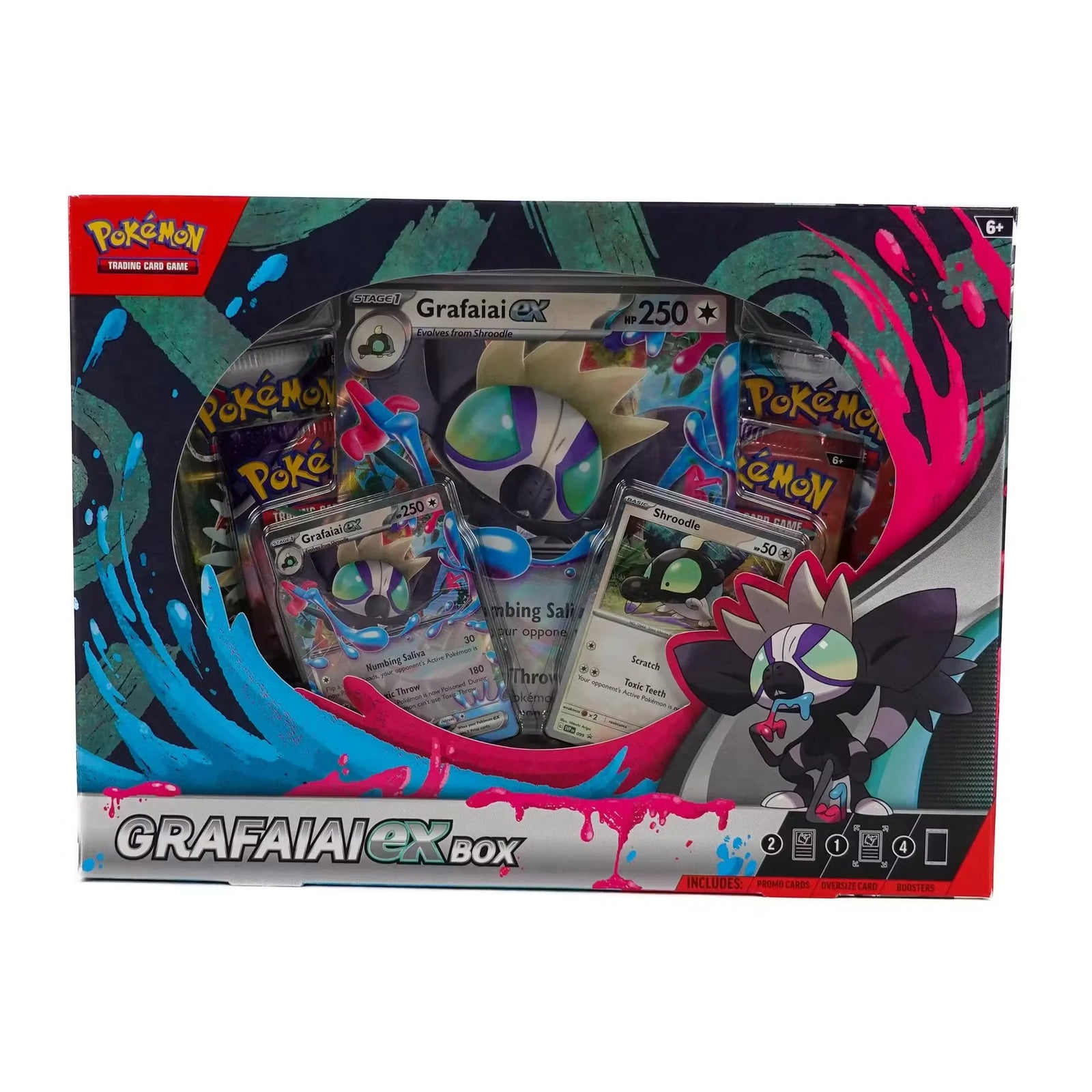 Pokemon Grafaiai ex 6-Box Case | Sealed TCG (Ships Sealed Only)