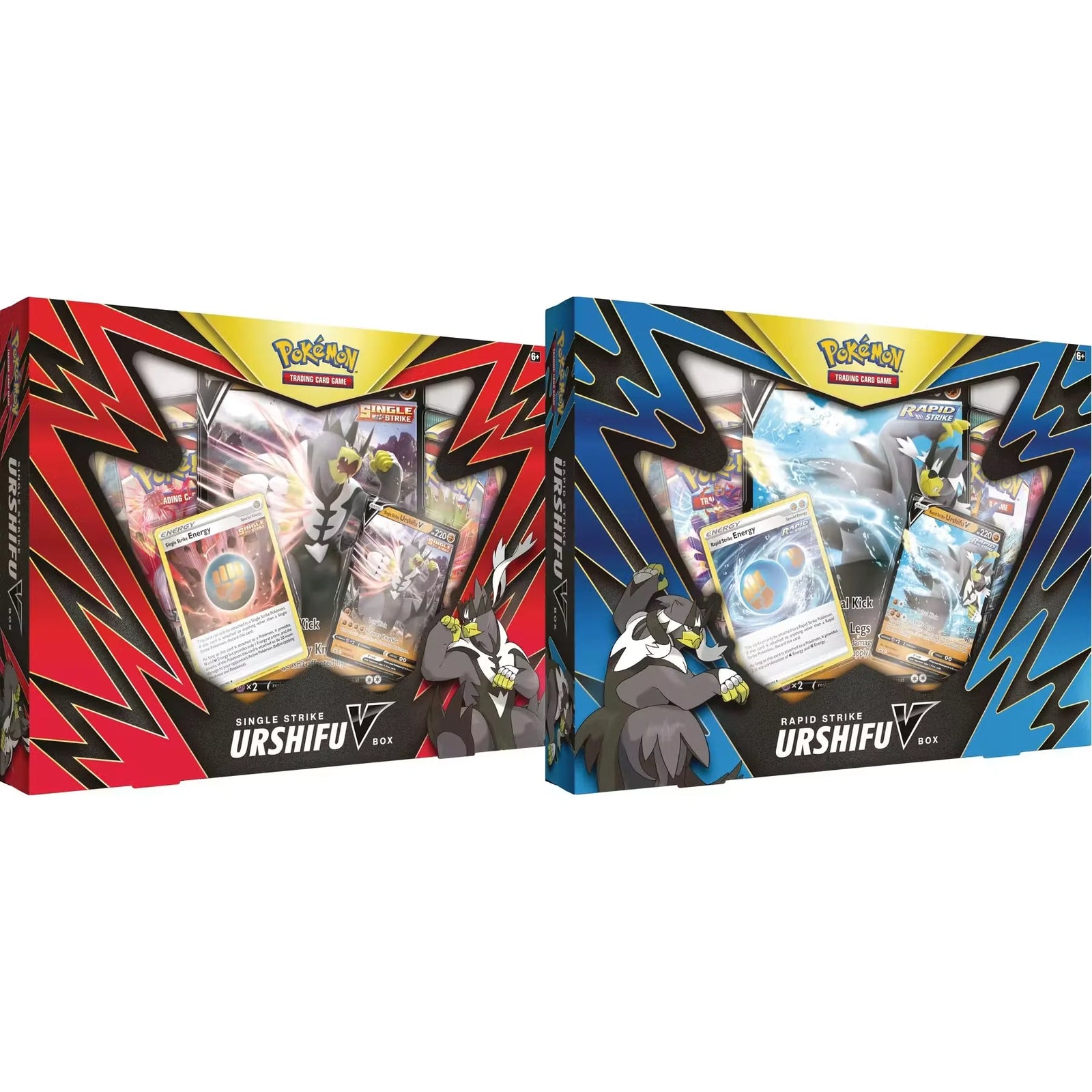 Pokemon Single Strike/Rapid Strike Urshifu V 4-Box Case | Sealed (Ships Sealed Only)