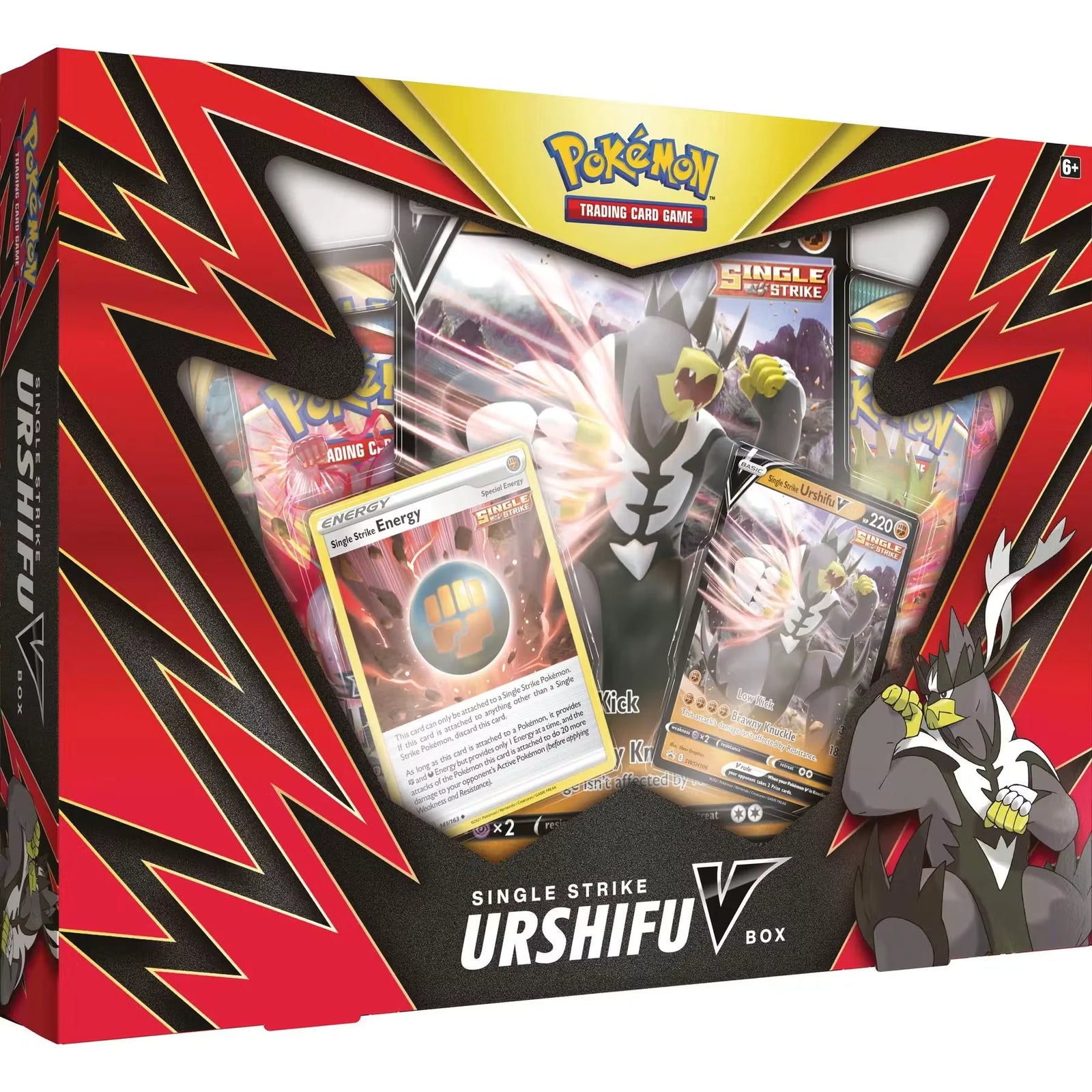 Pokemon Single Strike/Rapid Strike Urshifu V 4-Box Case | Sealed (Ships Sealed Only)