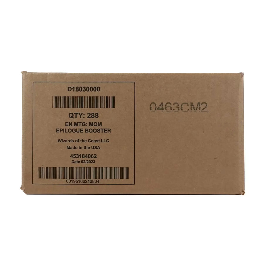 Magic the Gathering March of the Machine: The Aftermath Epilogue Booster 12-Box Case | Sea (Ships Sealed Only)