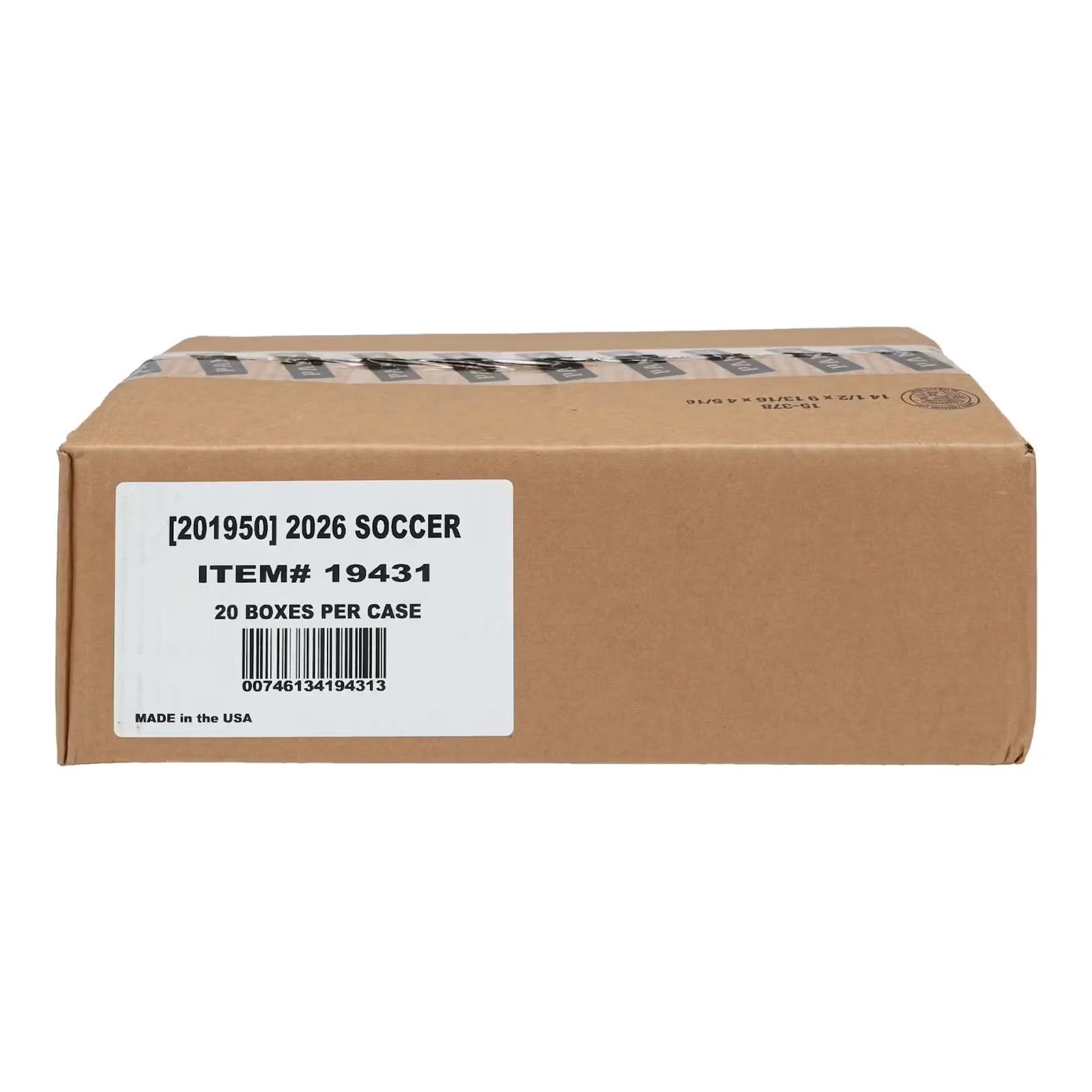 2026 Panini Prizm FIFA World Cup Soccer Choice 20-Box Case (Ships Sealed Only)