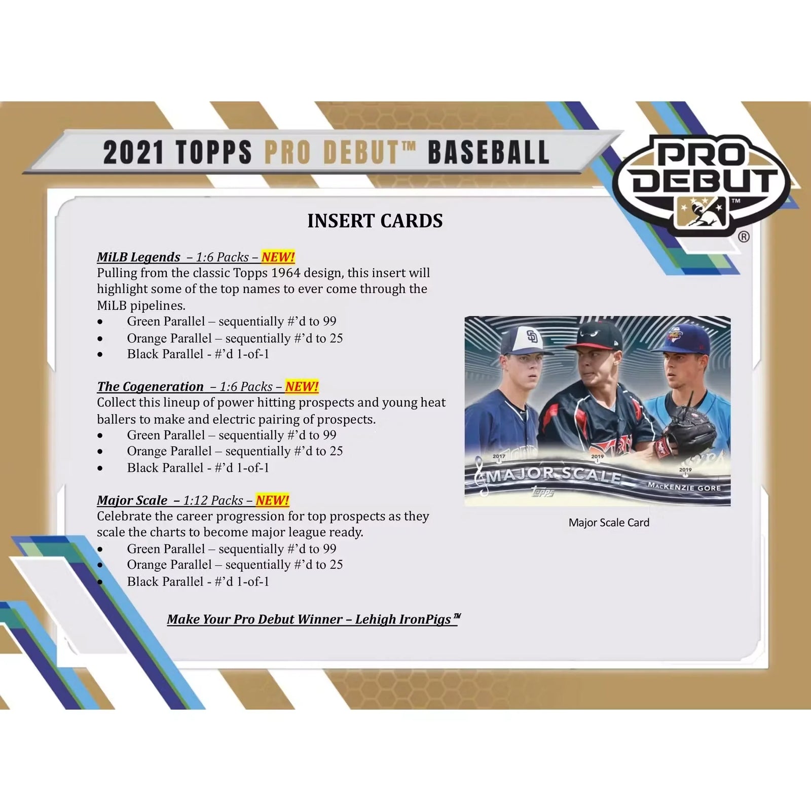 2021 Topps Pro Debut Baseball Hobby Jumbo 8-Box Case (Ships Sealed Only)