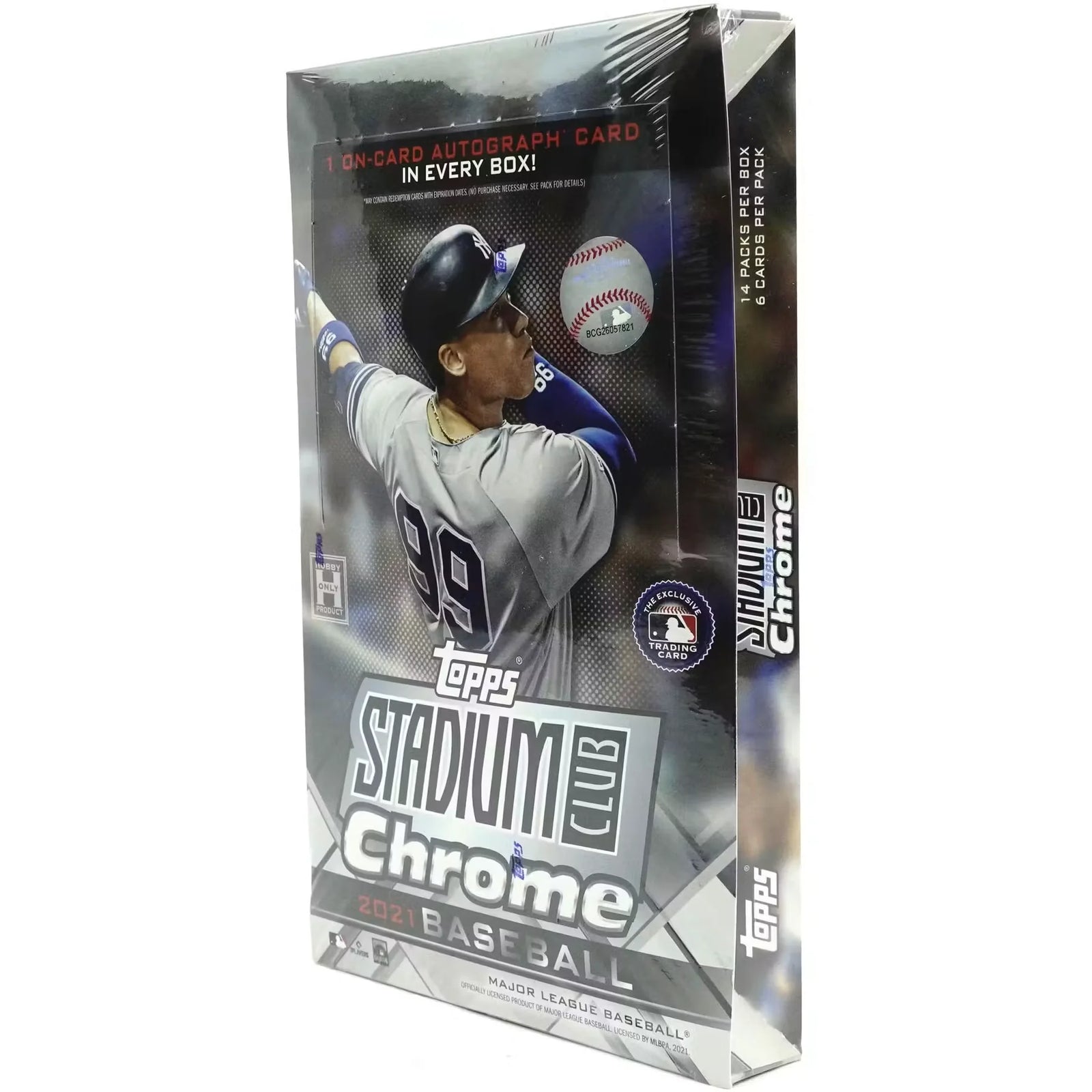 2021 Topps Stadium Club Chrome Baseball Hobby | 16-Box Case (Ships Sealed Only)