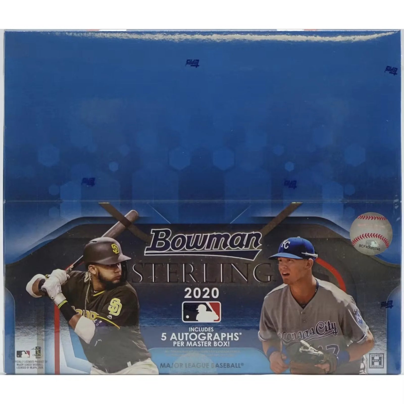 2020 Bowman Sterling Baseball Hobby 12-Box Case (Ships Sealed Only) - D