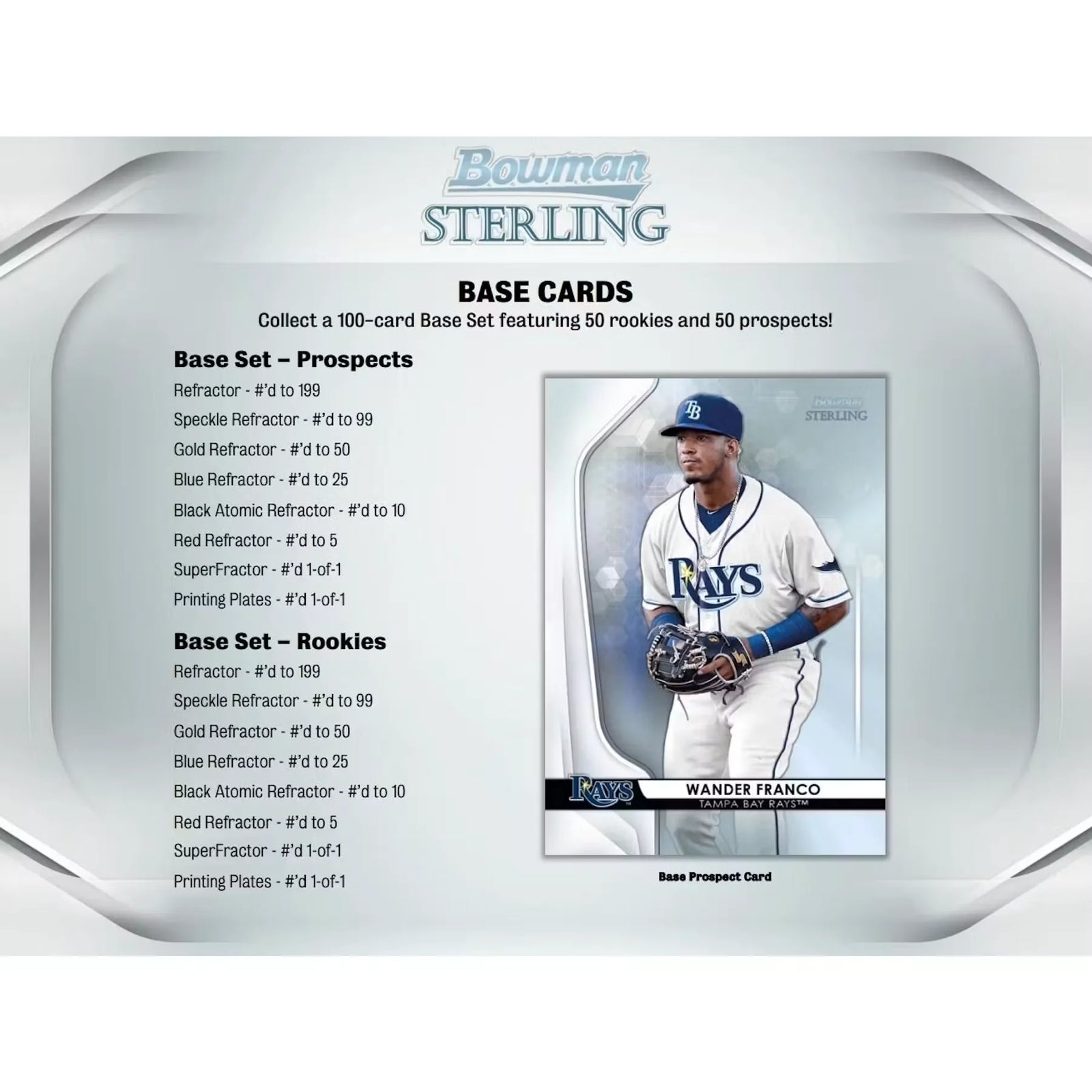 2020 Bowman Sterling Baseball Hobby 12-Box Case (Ships Sealed Only) - D