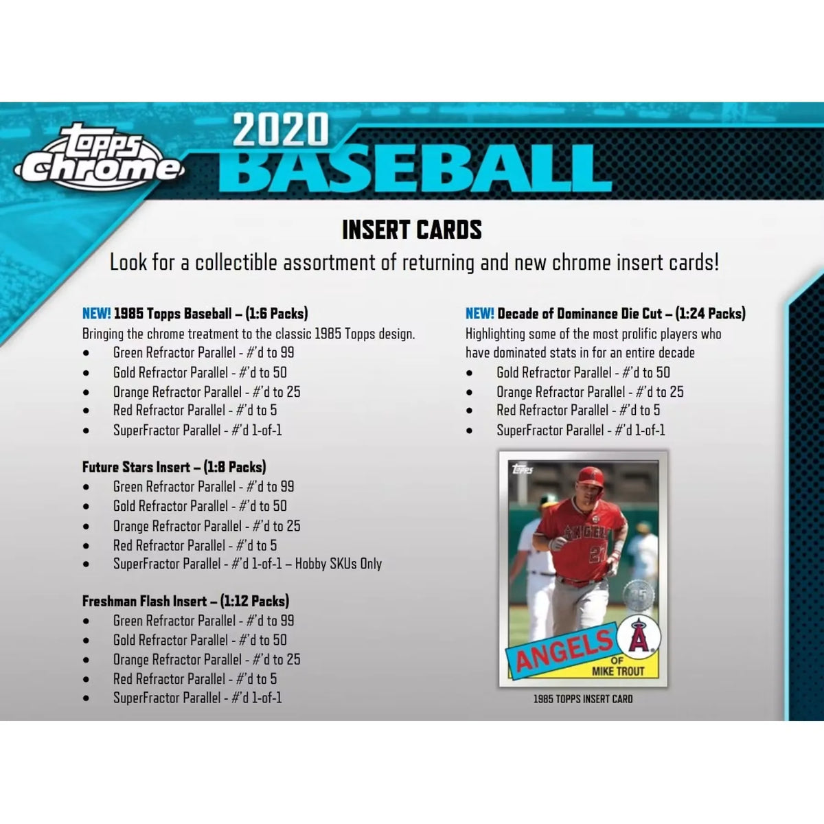 2020 Topps Chrome Baseball Hobby Jumbo 8-Box Case (Ships Sealed Only) | P2065166
