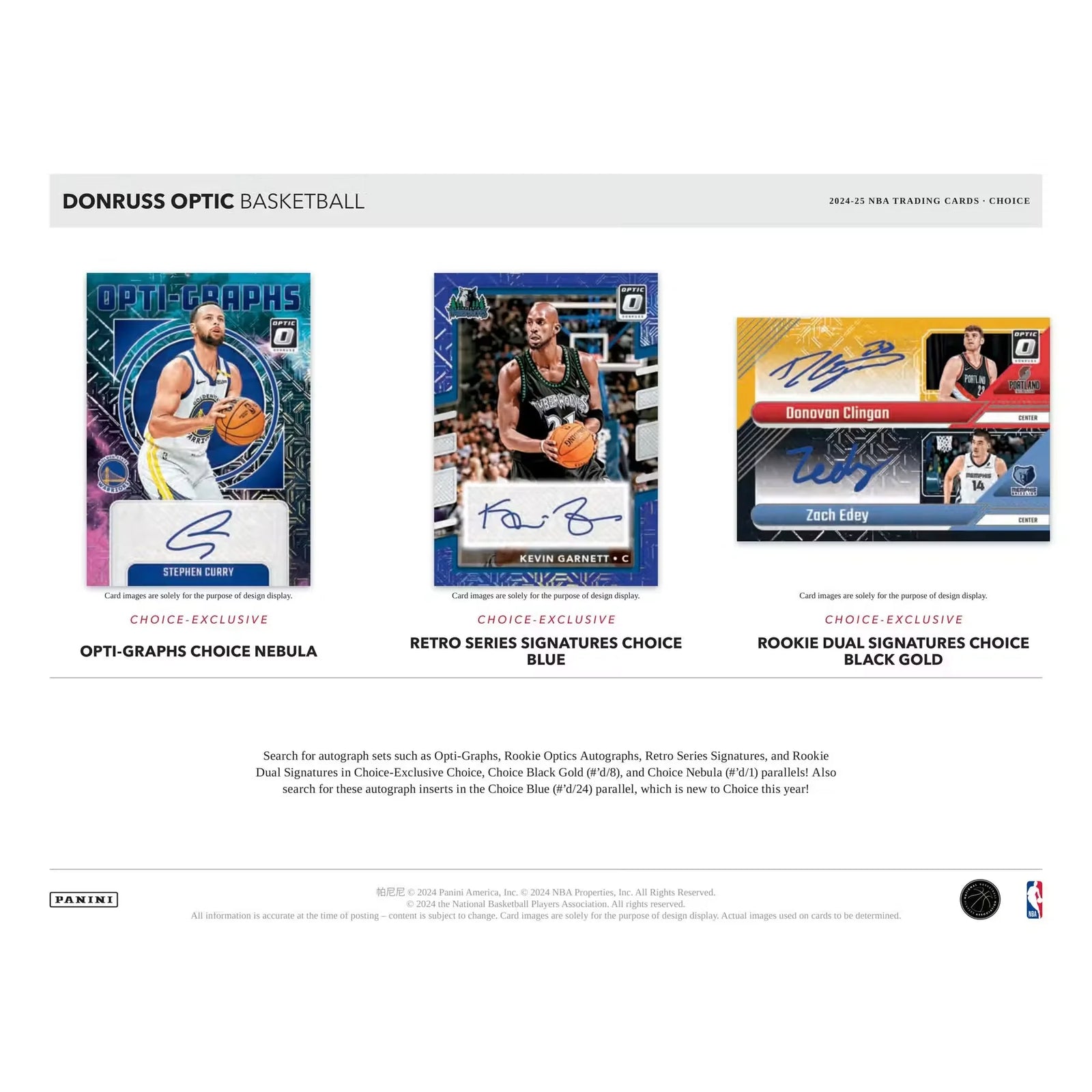 2024-25 Panini Donruss Optic Basketball Choice 20-Box Case (Ships Sealed Only)