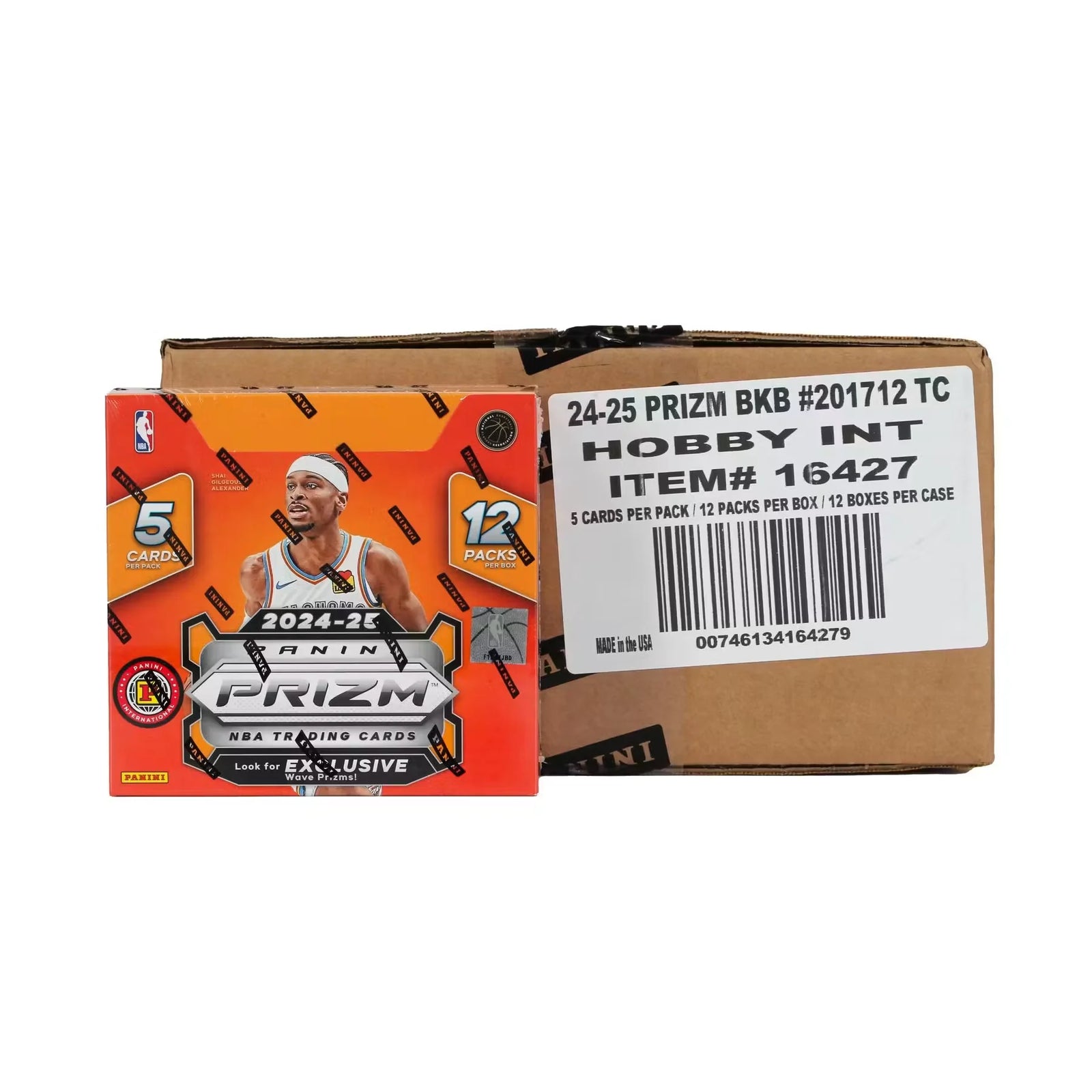 2024-25 Panini Prizm Basketball International Hobby 12-Box Case (Ships Sealed Only)