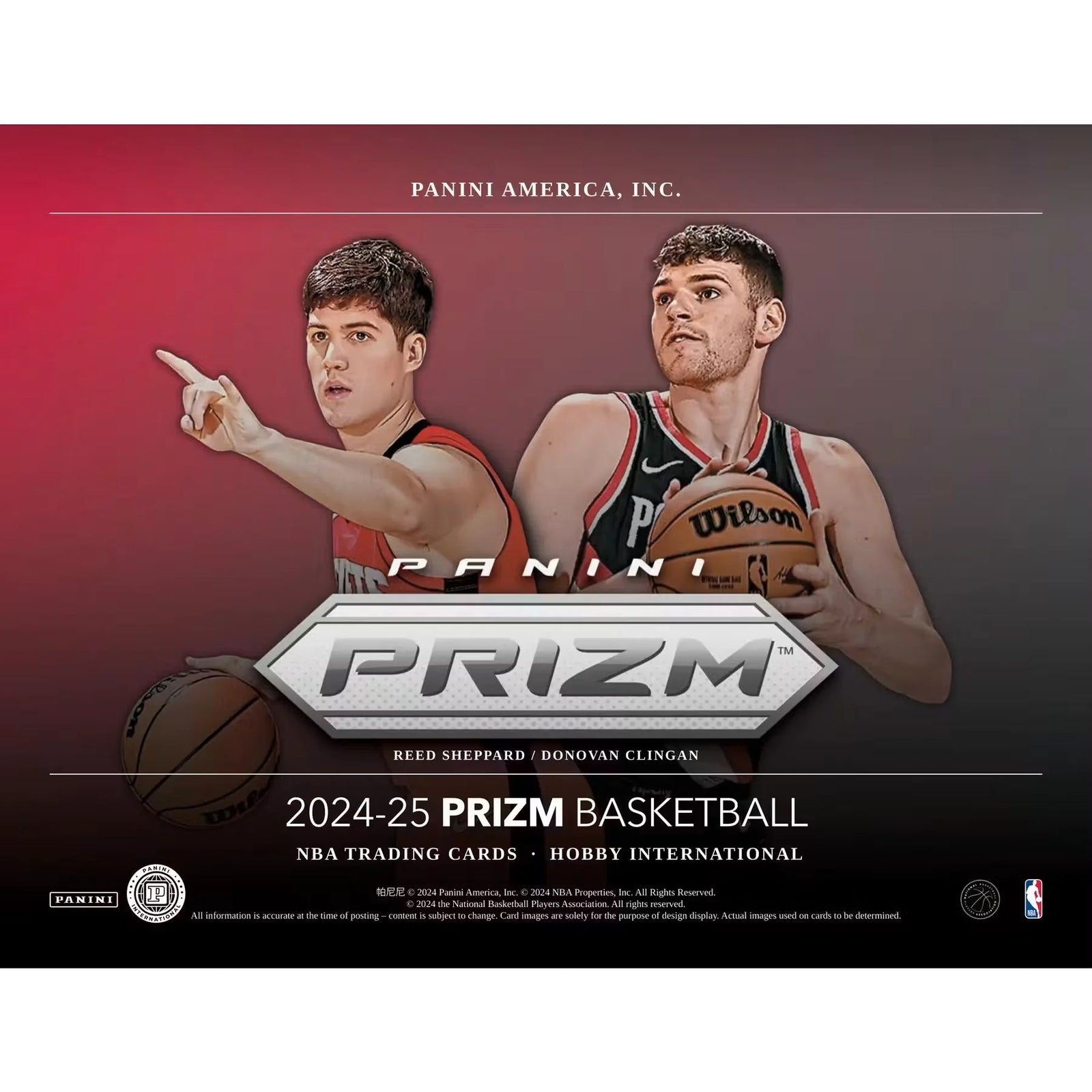 2024-25 Panini Prizm Basketball International Hobby 12-Box Case (Ships Sealed Only)