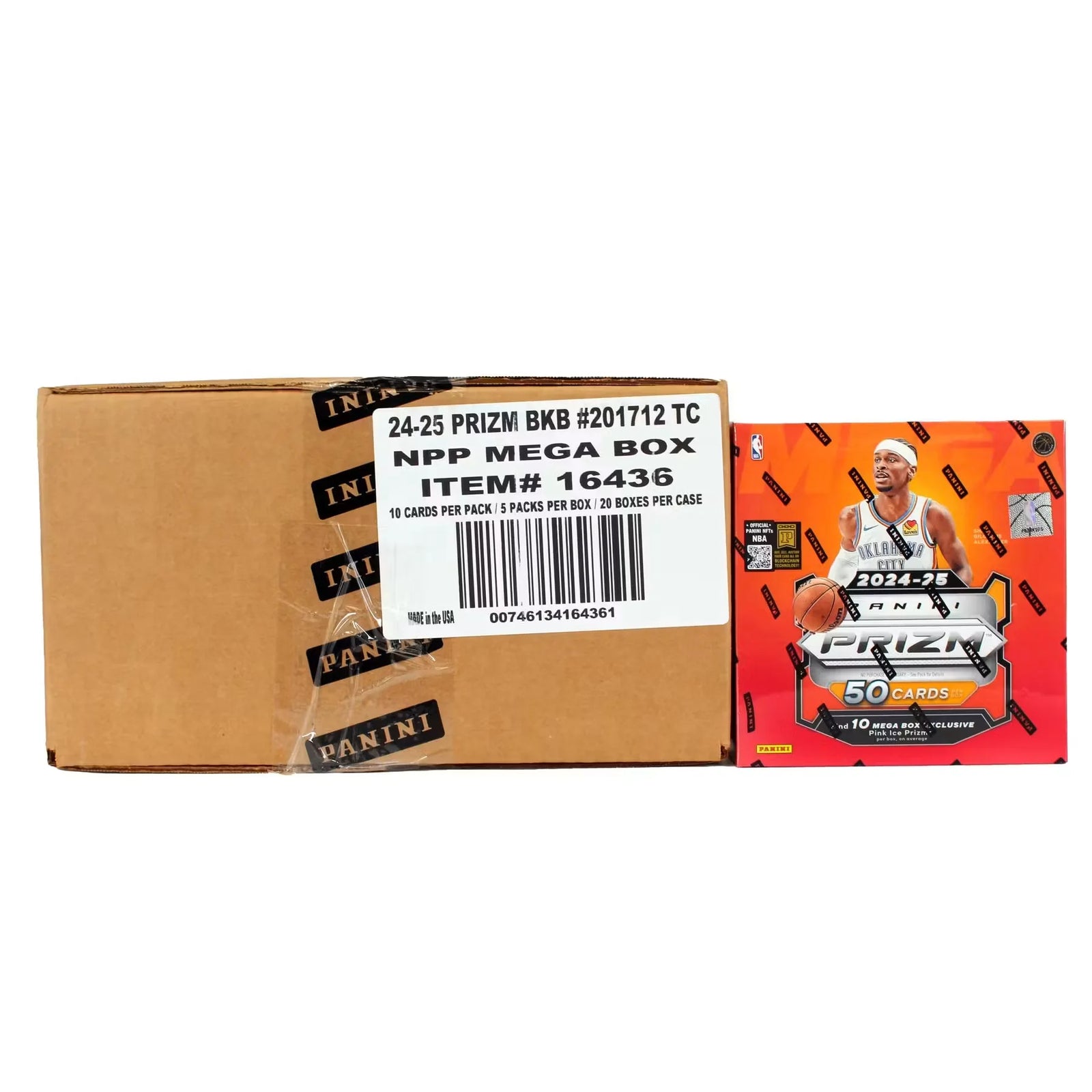 2024-25 Panini Prizm Basketball Mega 20-Box Case (Pink Ice Prizms!) (Ships Sealed Only) - D